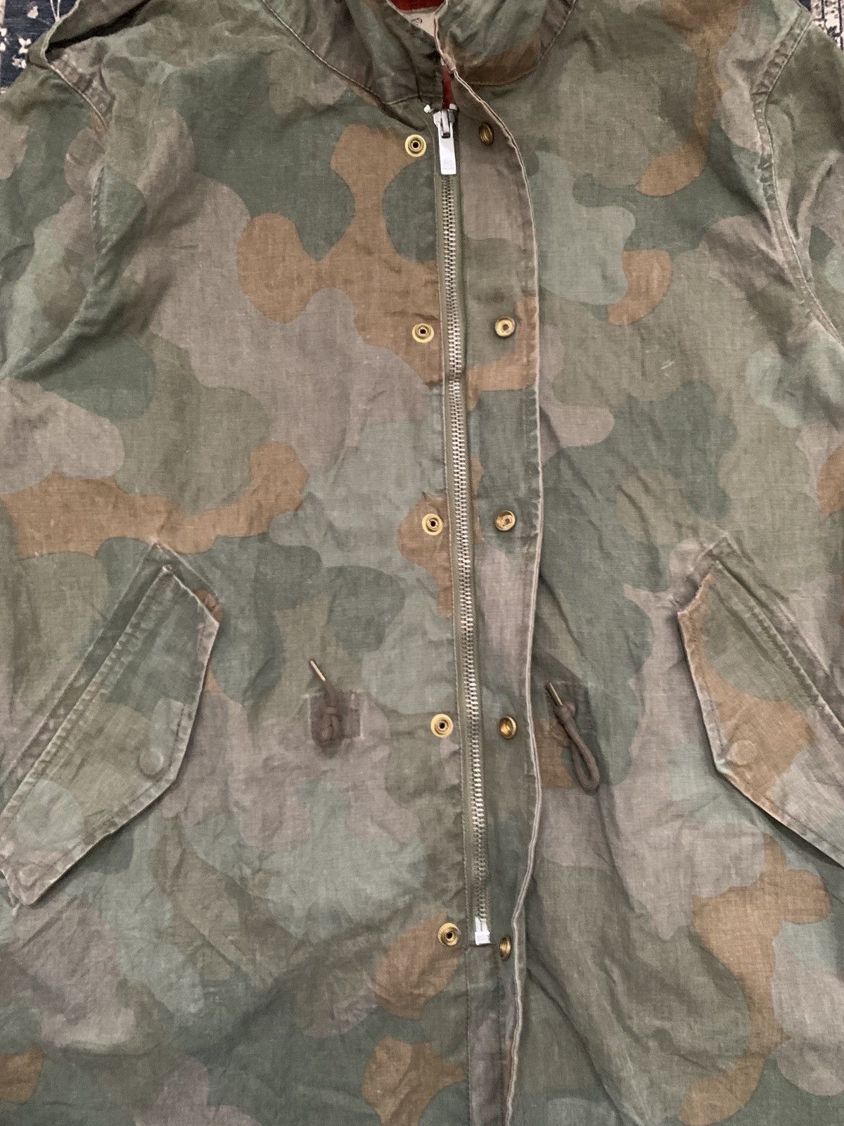 Scotch & Soda Scotch and Soda Amsterdam Couture Military Camo Coat Jacket Size US XL / EU 56 / 4 - 6 Thumbnail