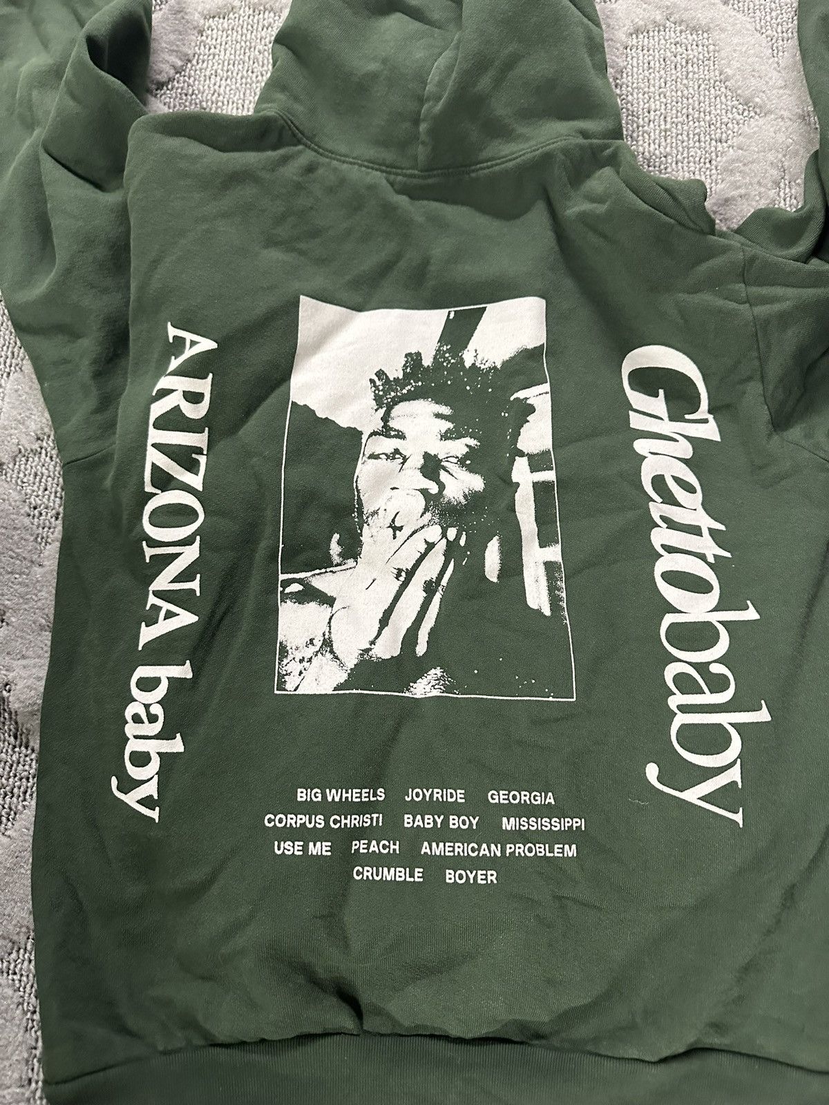 Brockhampton × Holiday Brand Arizona Baby Ghetto baby green hoodie size Small Size US S / EU 44-46 / 1 - 3 Thumbnail
