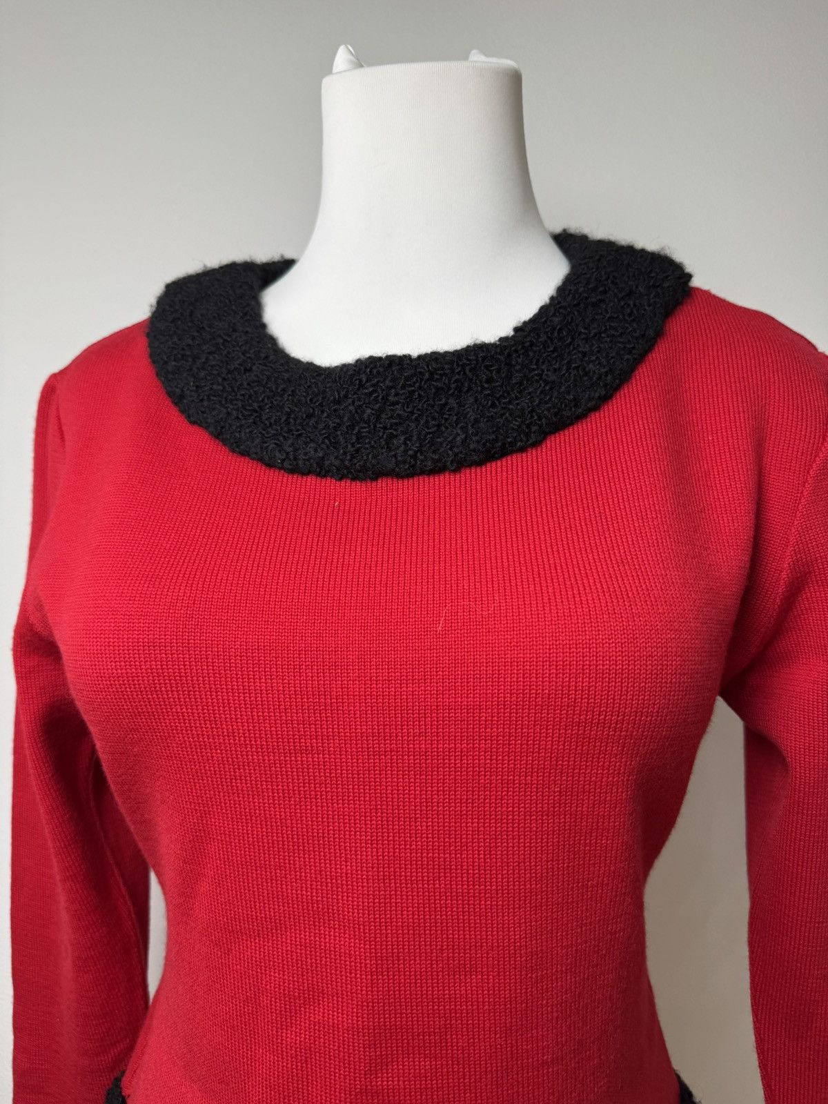 Courreges Vintage Courreges Sweather Red Size M / US 6-8 / IT 42-44 - 2 Thumbnail