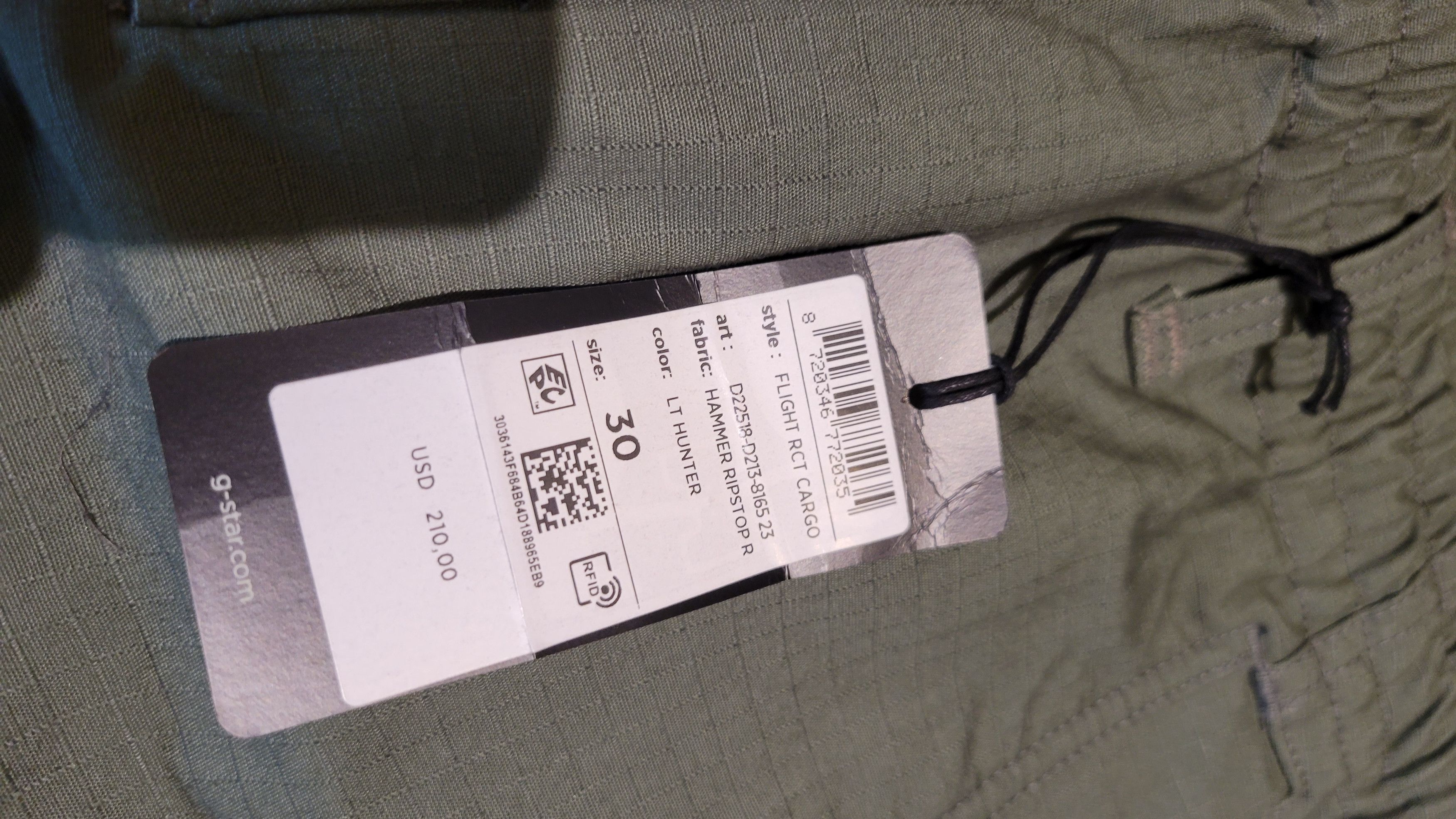 G-Star Mens's size 30 G-Star Raw Flight RCT Cargo pants Size US 30 / EU 46 - 12 Thumbnail