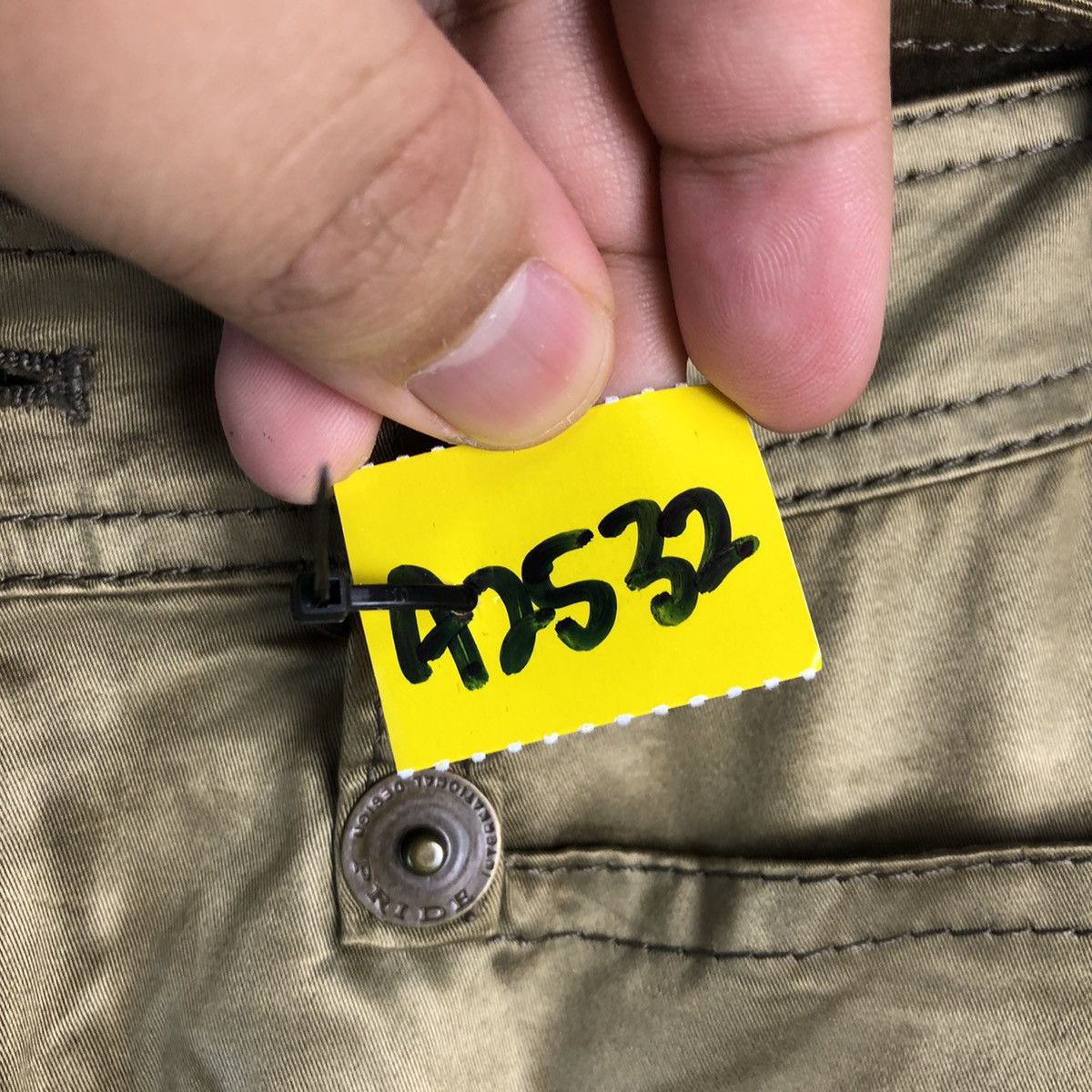 Japanese Brand Pride Brown Cargo utility Multipocket Pants #A2532 Size 27" / US 4 / IT 40 - 13 Thumbnail