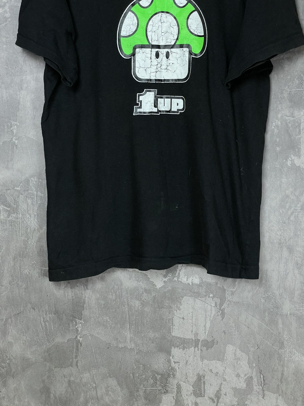 Nintendo × The Game × Vintage Vintage 90s 1UP Mushroom Super Mario Nintendo Faded T-Shirt Size US S / EU 44-46 / 1 - 5 Thumbnail