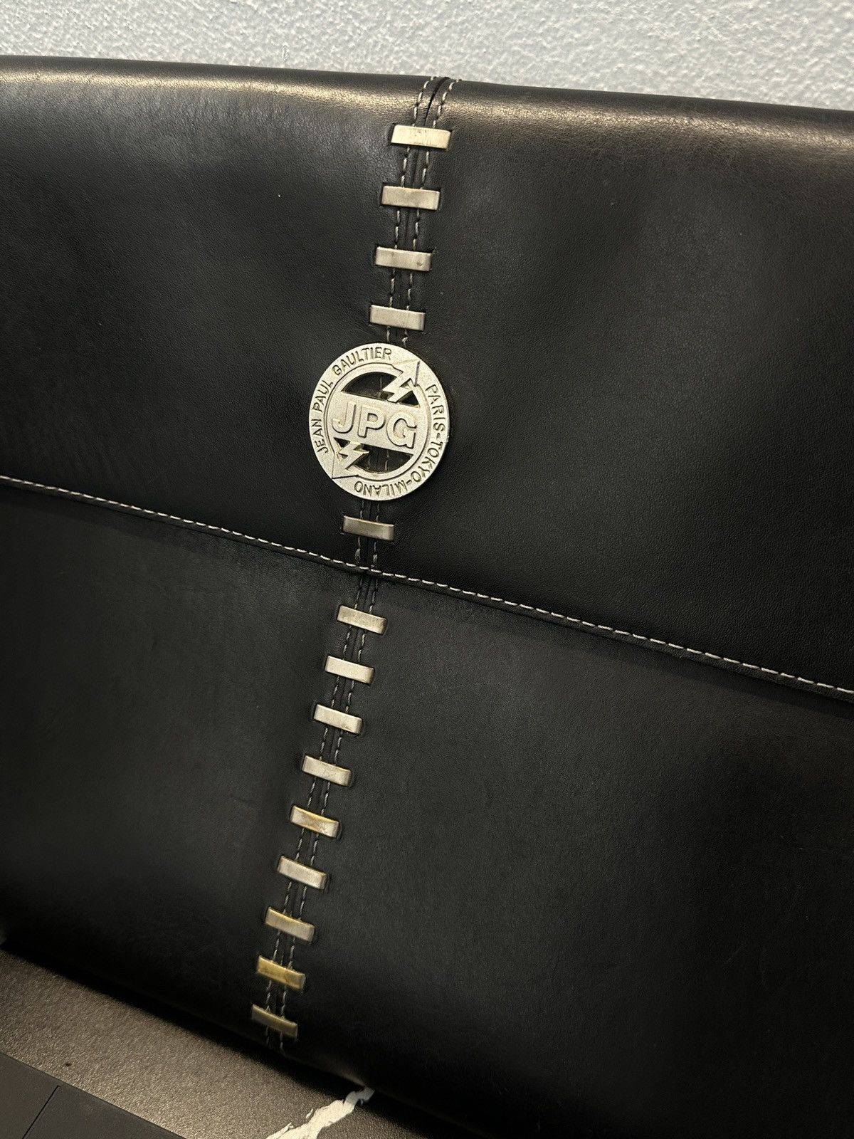 Jean Paul Gaultier Jean Paul Gaultier Leather Clutch Bag Size ONE SIZE - 2 Thumbnail