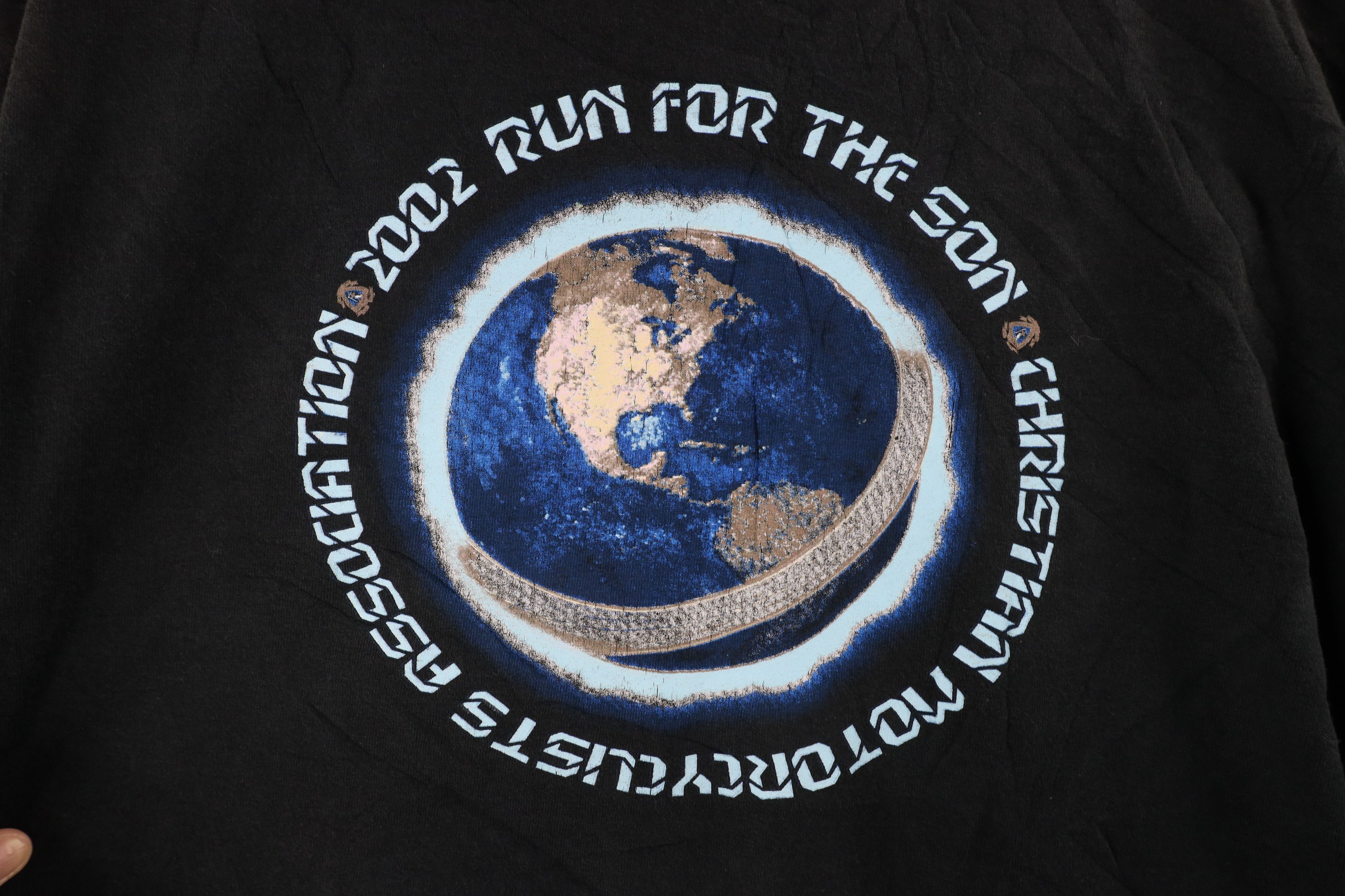 Vintage Vintage Y2K 2002 Motorcyclists Association T-Shirt Black Size US XXL / EU 58 / 5 - 7 Thumbnail