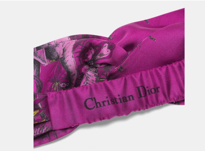 Dior o1w1db10425 34JOU15 Size: OS / Silk Band in Multicolor Size ONE SIZE - 2 Thumbnail