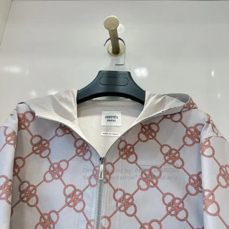 Hermes Hermes Windproof Hooded Zipper Jacket Size XXS / US 00 / IT 34 - 9 Thumbnail