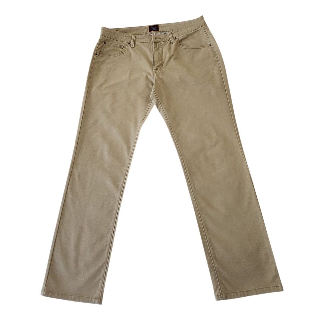 UNTUCKit Untuckit Mens Tan Pants Straight Fit W34 L30 Size US 34 / EU 50 - 1 Thumbnail