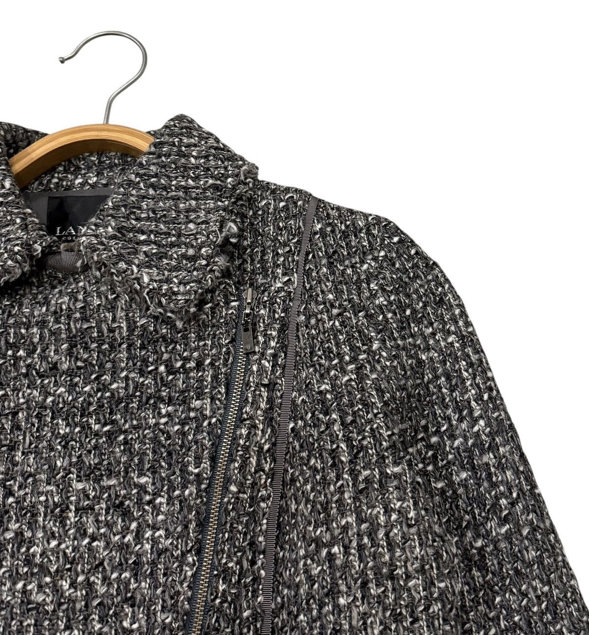 Lanvin Vintage Lanvin Collection Double Collar Wool Jacket Size S / US 4 / IT 40 - 2 Thumbnail