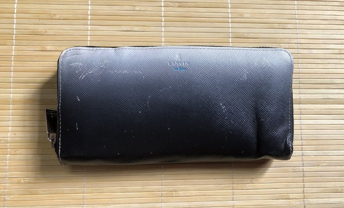Lanvin en bleu long wallet two tone