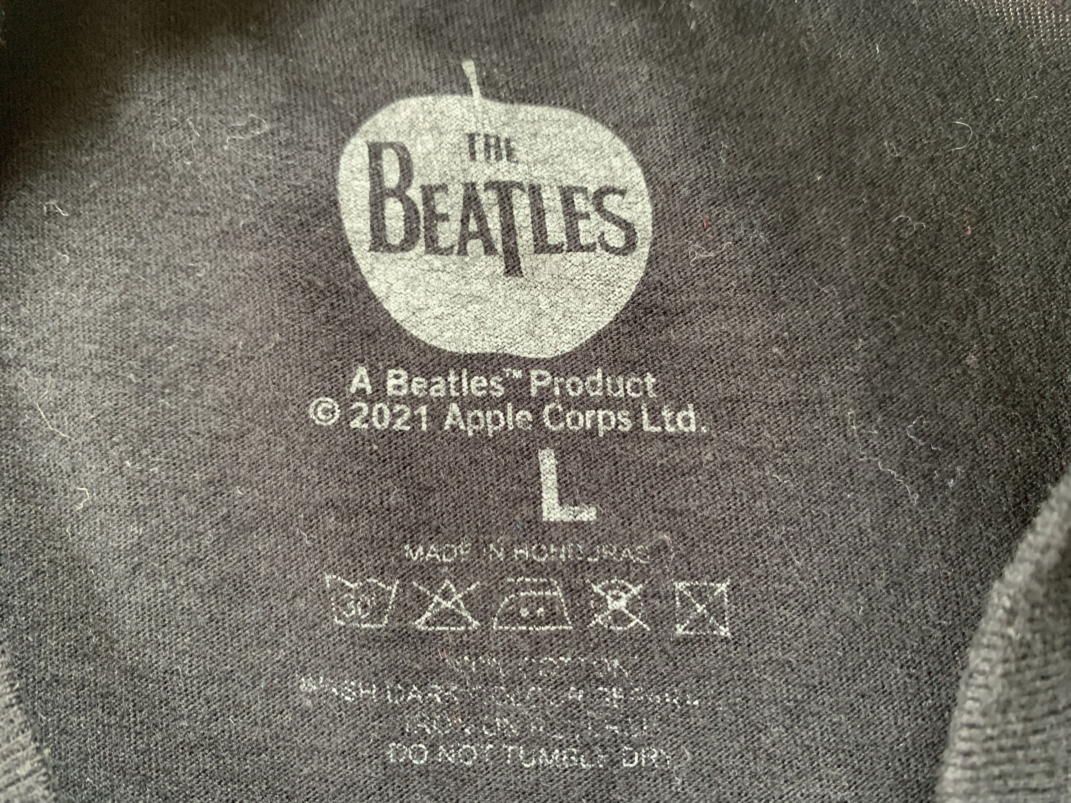 Band Tees The Beatles Black Cotton T-Shirt Size L / US 10 / IT 46 - 6 Thumbnail