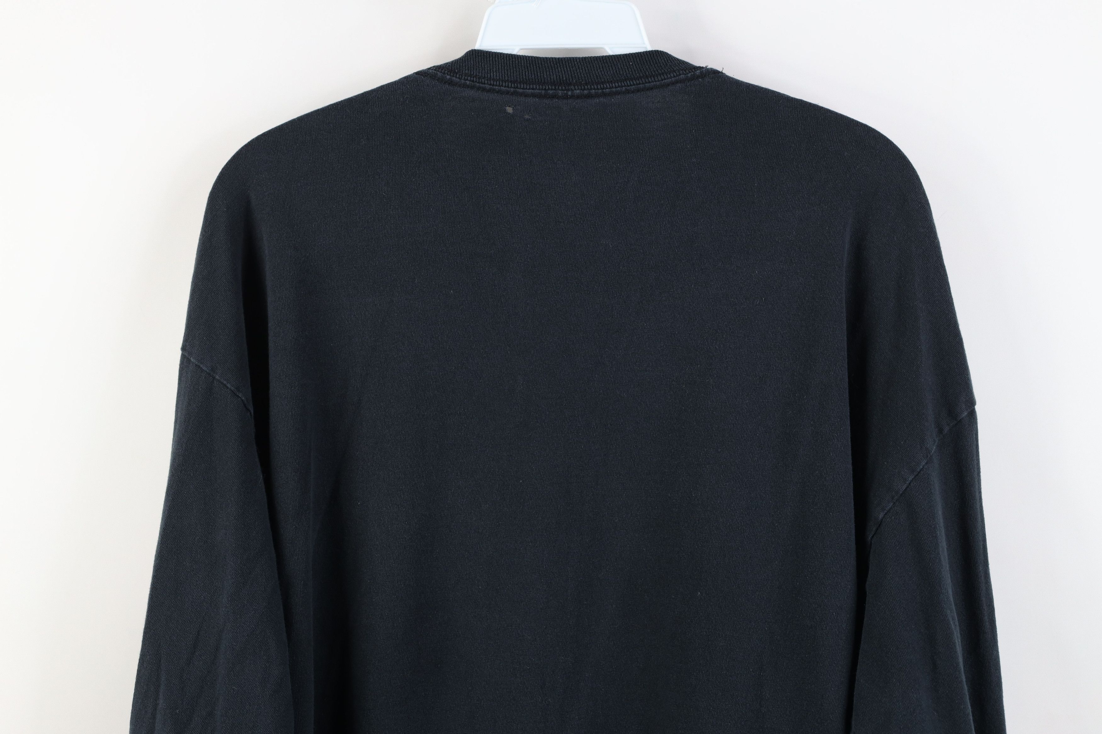 Vintage Y2K Streetwear Skull Flower Fire Flames Long Sleeve T-Shirt Size US XL / EU 56 / 4 - 15 Thumbnail