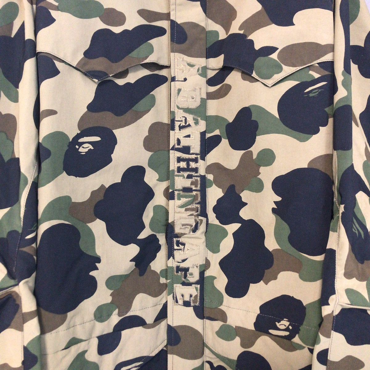 Bape Old BAPE 1996 Snowboard Jacket – Green Camo Size US L / EU 52-54 / 3 - 2 Thumbnail