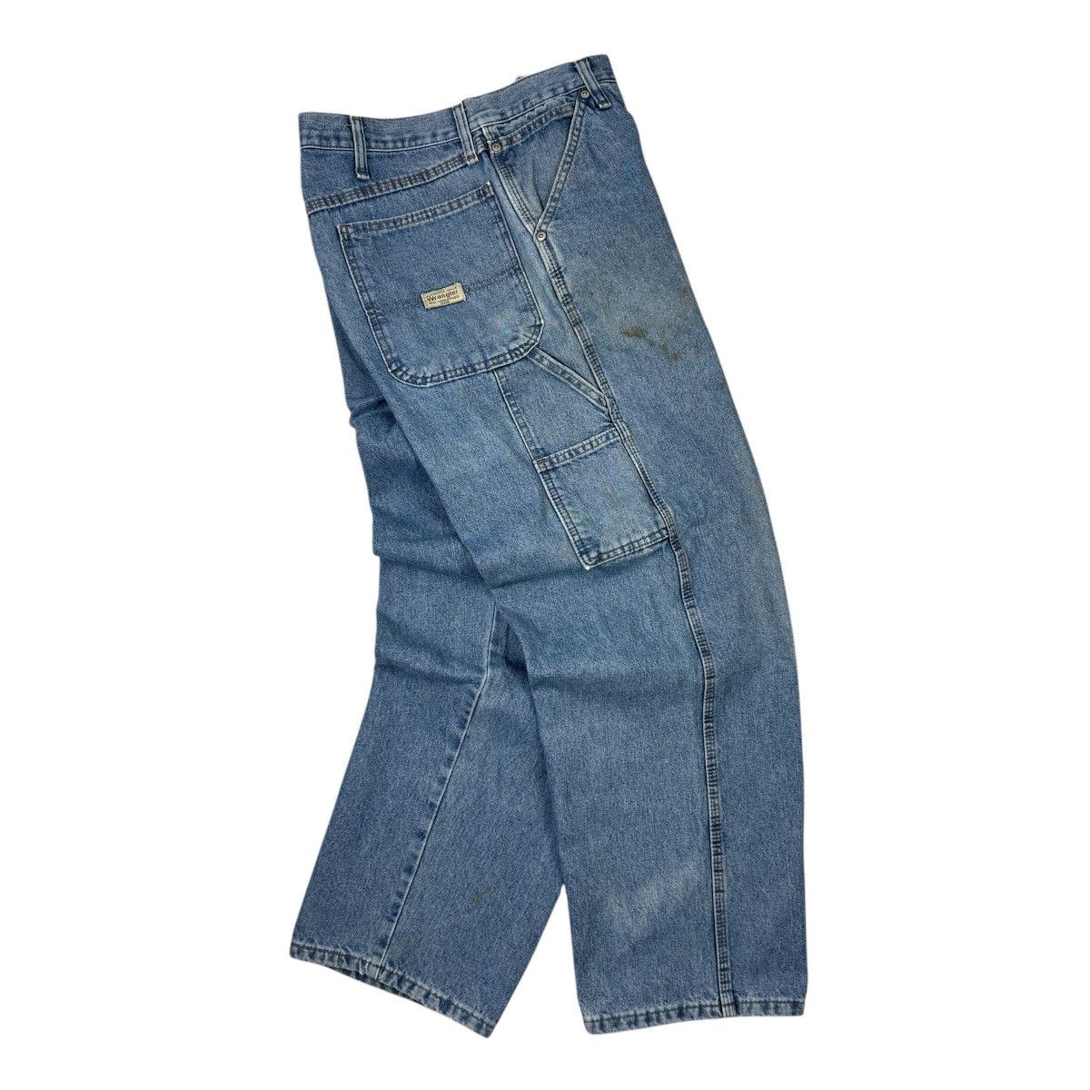 Japanese Brand × Rusty × Wrangler Wrangler Carpenter Dirty Mudwash Denim Pant Size US 34 / EU 50 - 3 Thumbnail