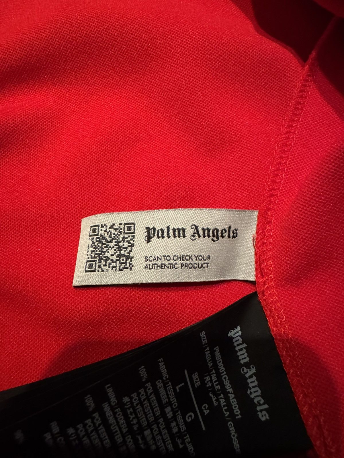 Palm Angels Palm Angels Red Track Jacket Large Size US L / EU 52-54 / 3 - 9 Thumbnail