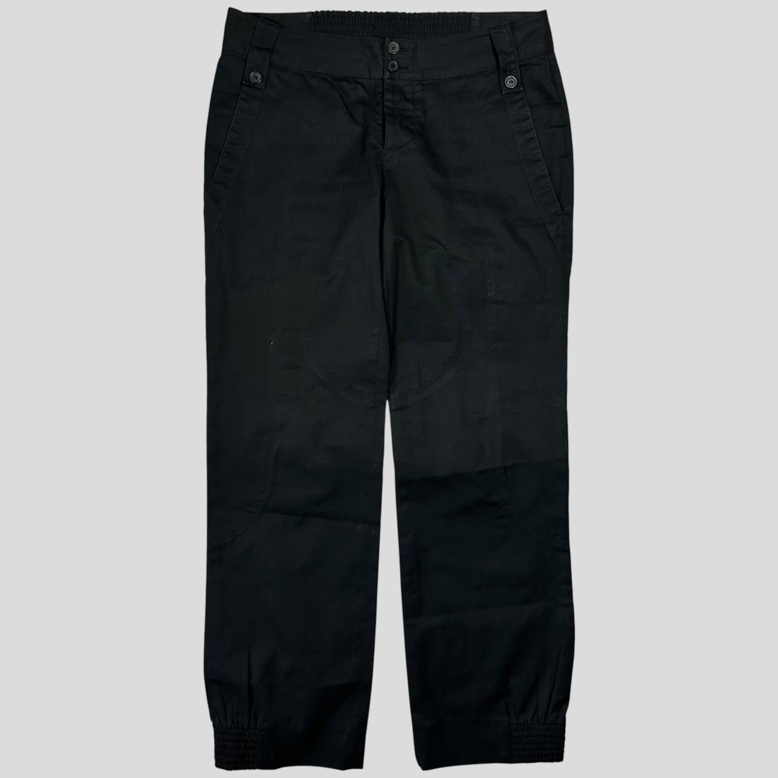 Gucci Gucci by Tom Ford 2002 Panelled Black Smart Trousers - IT40 Size 27" / US 4 / IT 40 - 1 Thumbnail