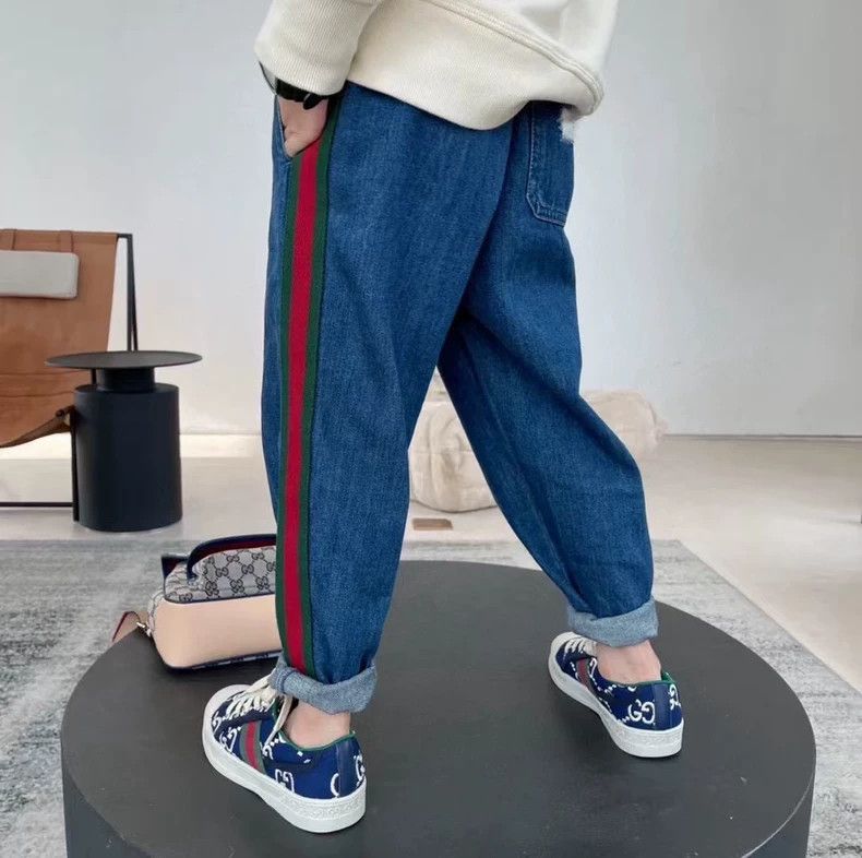 Gucci GucciStriped button loose straight jeans 2503-Nextarrow Size US 34 / EU 50 - 6 Thumbnail
