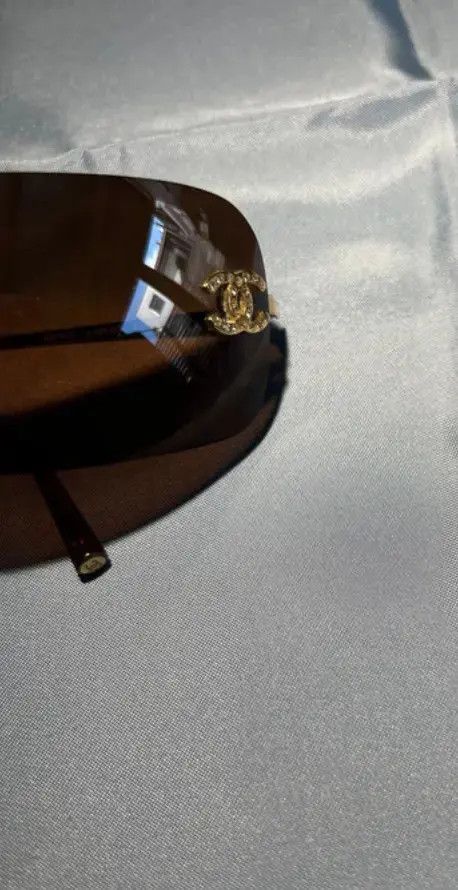 Chanel CHANEL Sunglasses 4017-D Rimless Rhinestones Vintage Size ONE SIZE - 3 Thumbnail