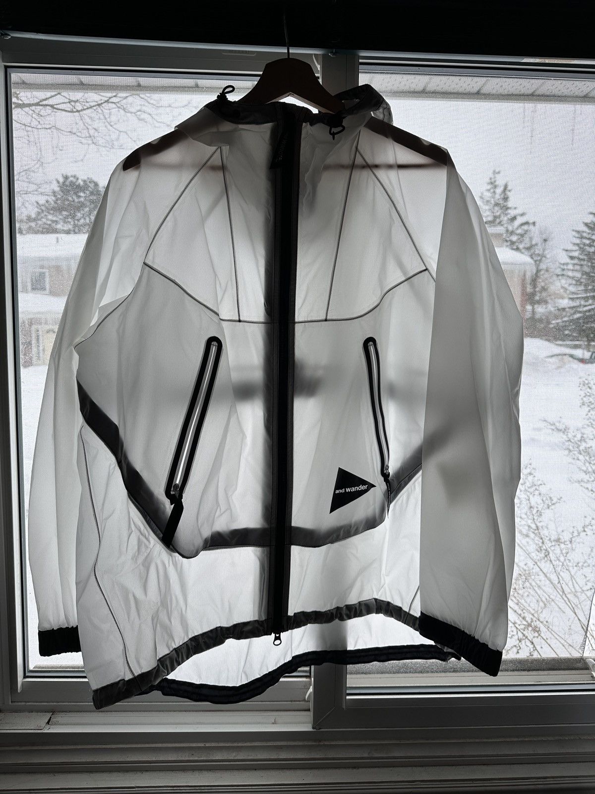 And Wander sheer loose fitting rain jacket Size US M / EU 48-50 / 2 - 1 Thumbnail