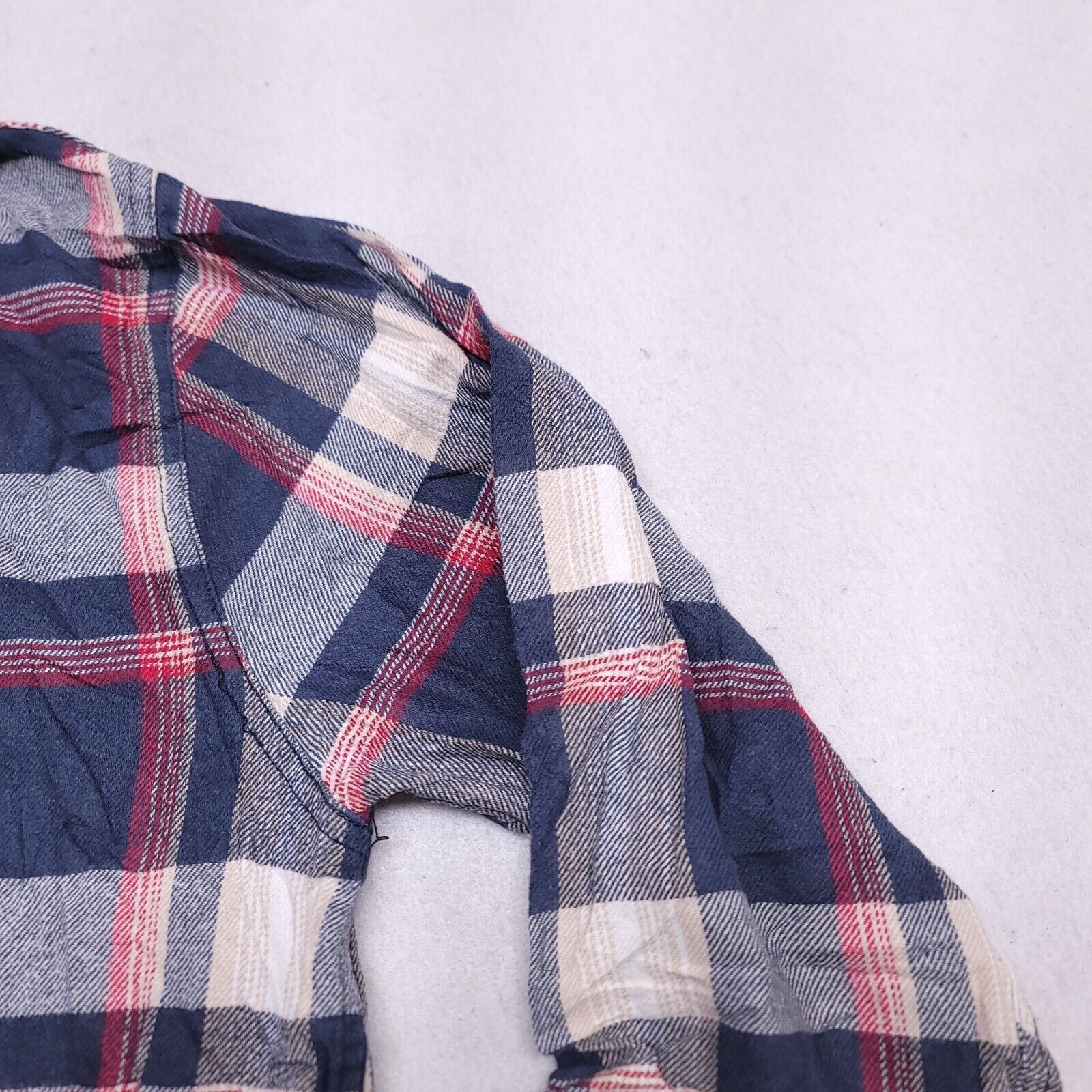 Pacsun PacSun Casual Button Up Hoodie Mens Size Large L Blue Plaid Size US L / EU 52-54 / 3 - 5 Thumbnail