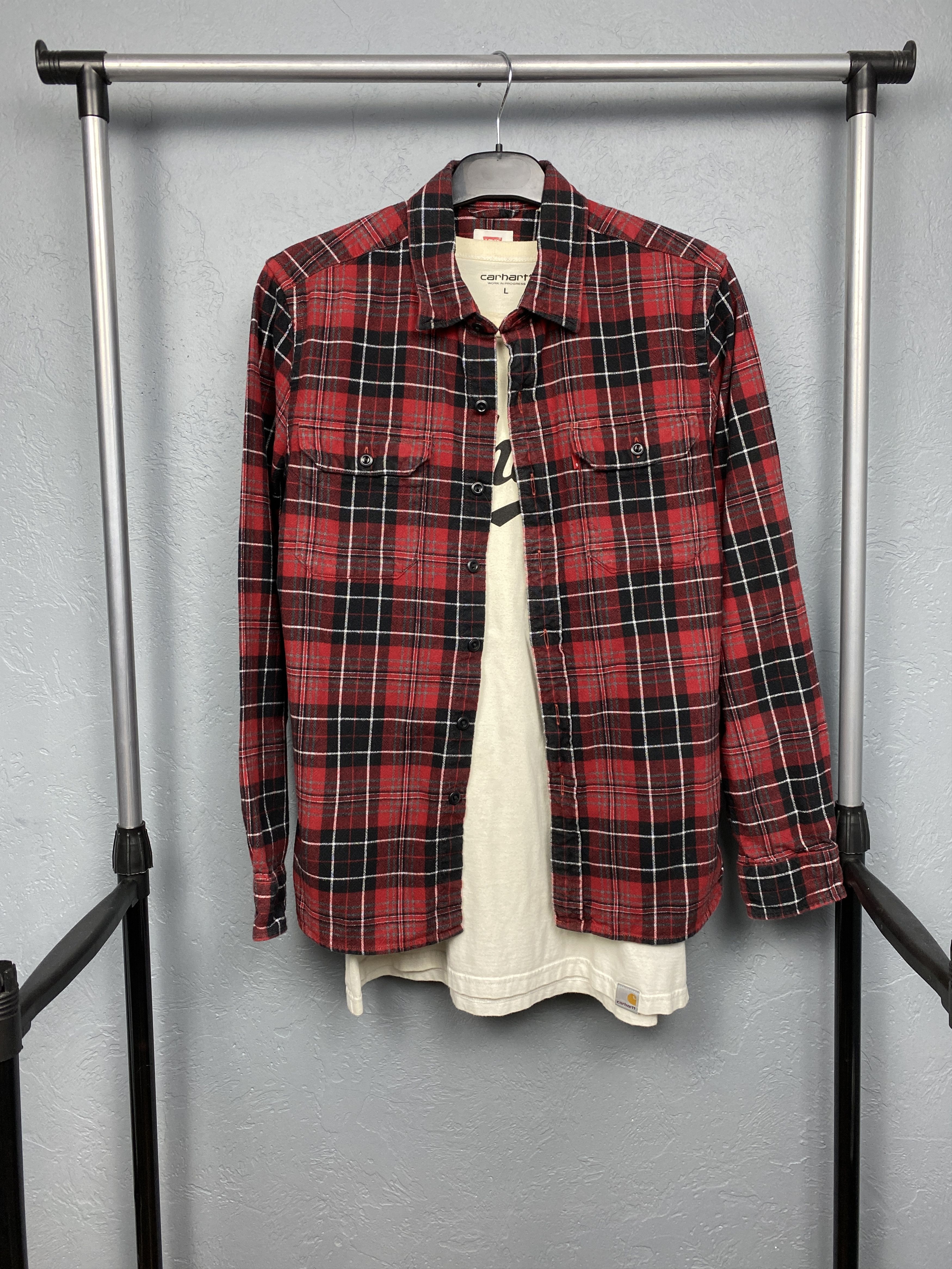 Levi's Levi's Vintage Mens Flannel Plaid Shirt Size US S / EU 44-46 / 1 - 1 Thumbnail