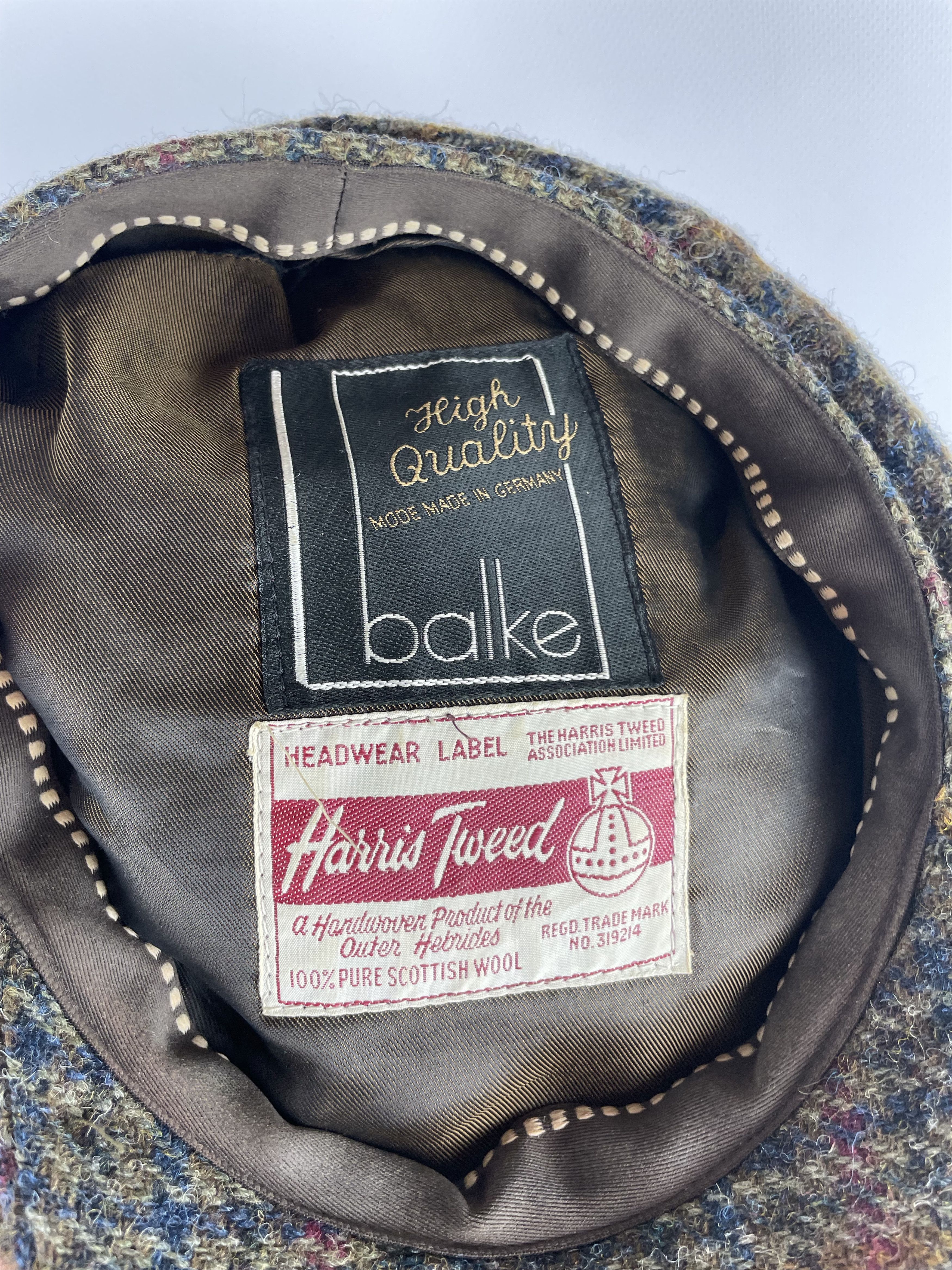 Harris Tweed × Vintage Harris Tweed cap Size ONE SIZE - 6 Thumbnail