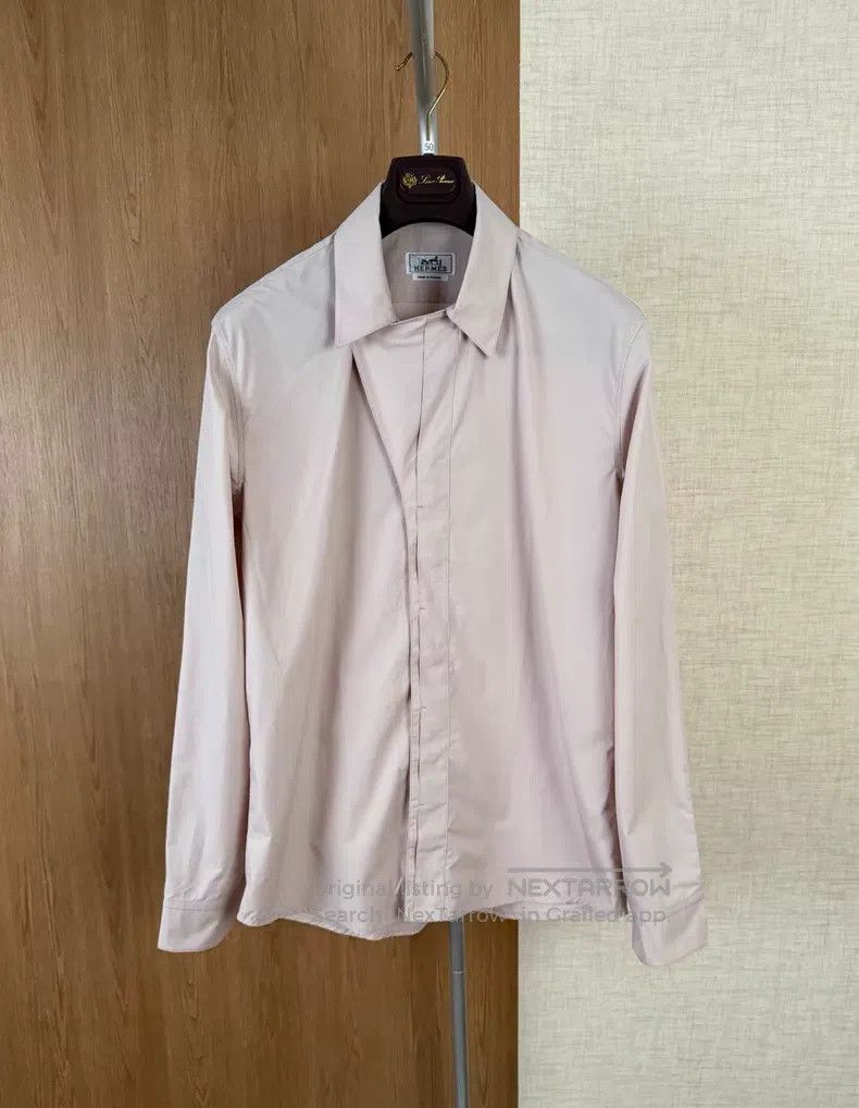 Hermes Hermes size 40 Men's exclusive shirt for spring and summer Size US XXS / EU 40 - 1 Thumbnail