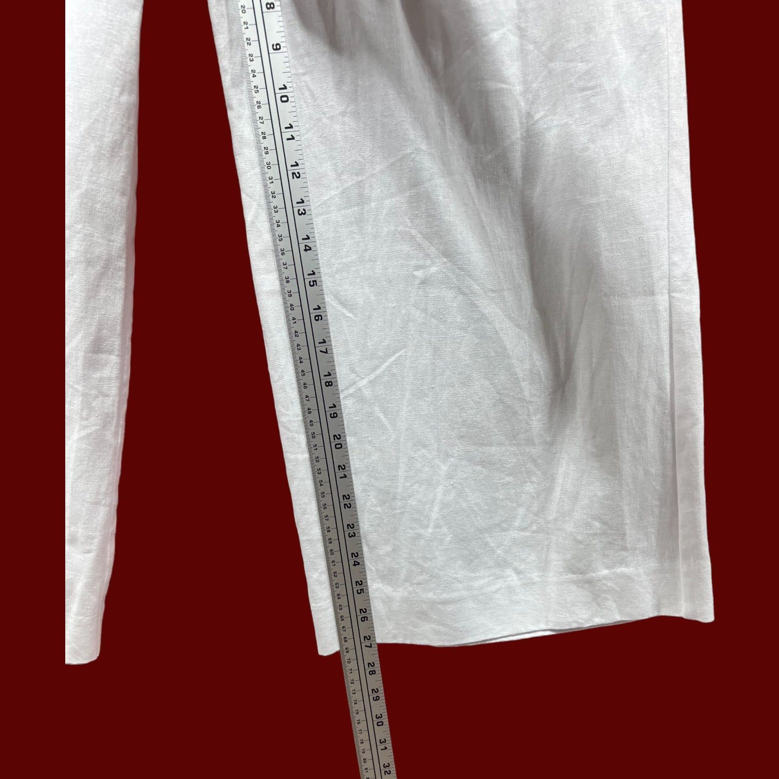 Worthington Worthington - Women's Mid-Rise Tall Cropped Pants - White - Size 26" / US 2 / IT 38 - 9 Thumbnail