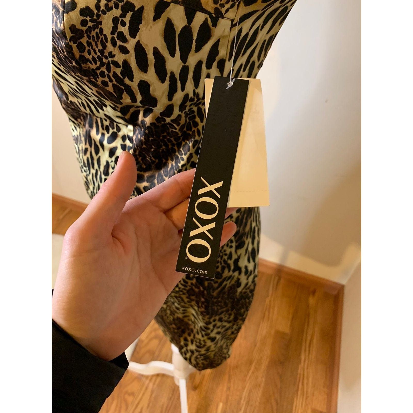 Other XOXO Leopard Dress Women Size 3/4 Mini Dress (NWT) Size S / US 4 / IT 40 - 6 Thumbnail