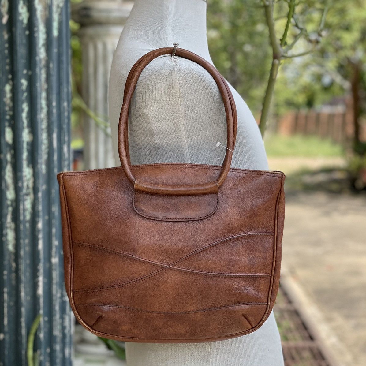 Japanese Brand × Leather Vintage Japan Leather Bag Size ONE SIZE - 2 Thumbnail