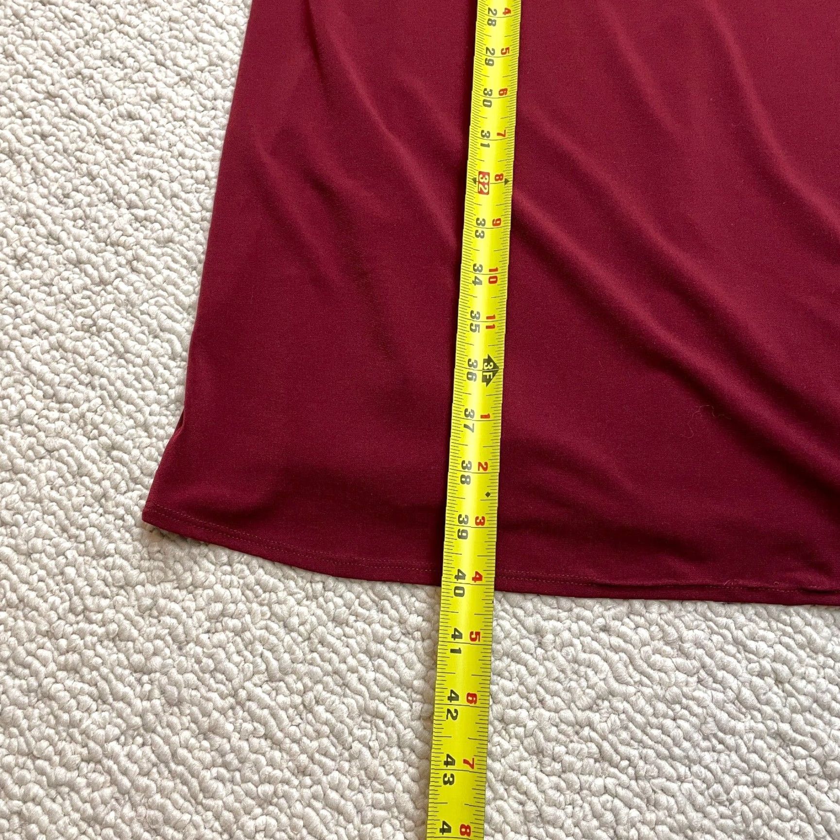 Laundry by Shelli Segal Laundry by Shelli Segal Dress Gown Womens 6 Red Sleeveless Midi Silk Insert Size M / US 6-8 / IT 42-44 - 4 Thumbnail