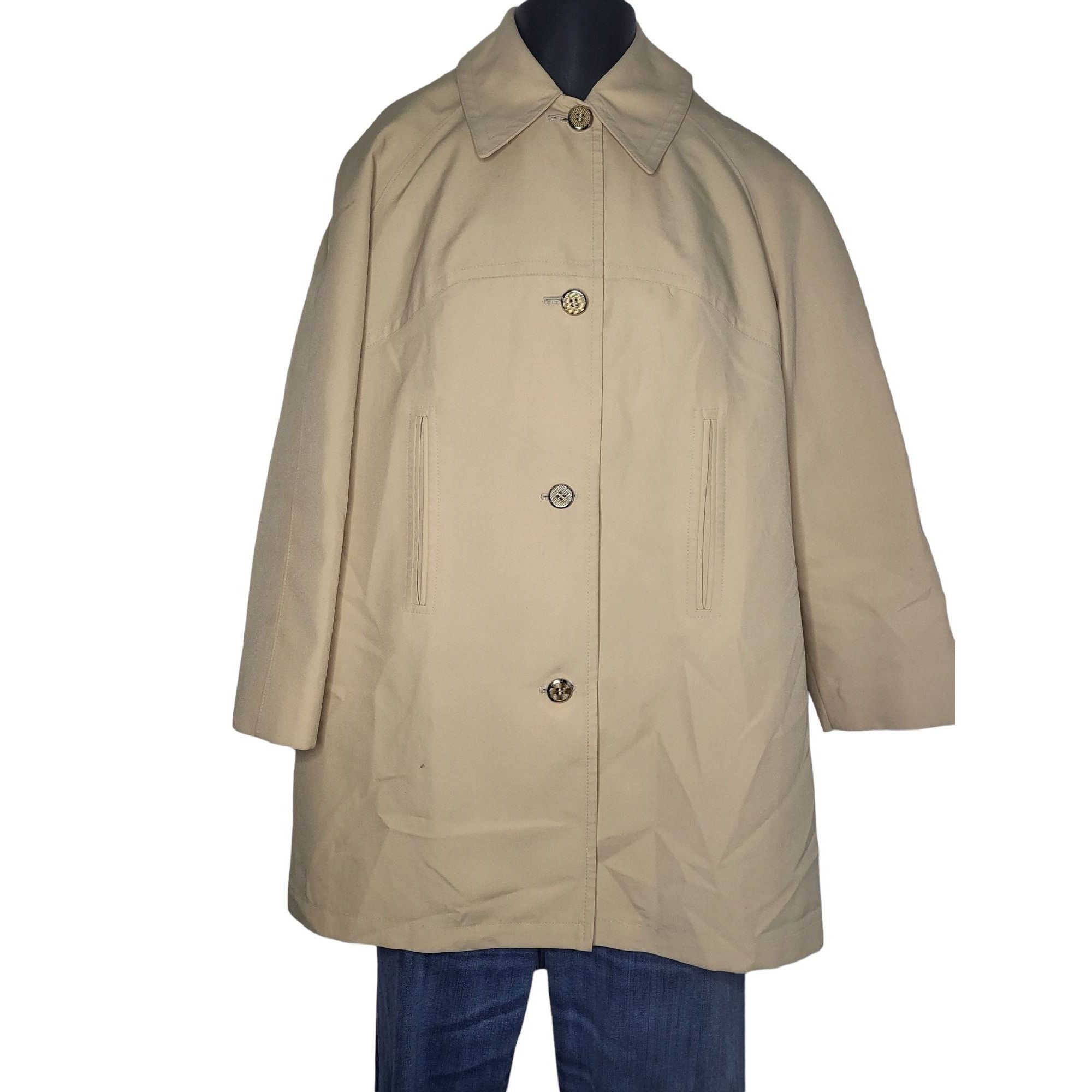 Misty Harbor Vintage Misty Harbor Trench Coat Women Sz 12 Regular Button Size L / US 10 / IT 46 - 1 Thumbnail