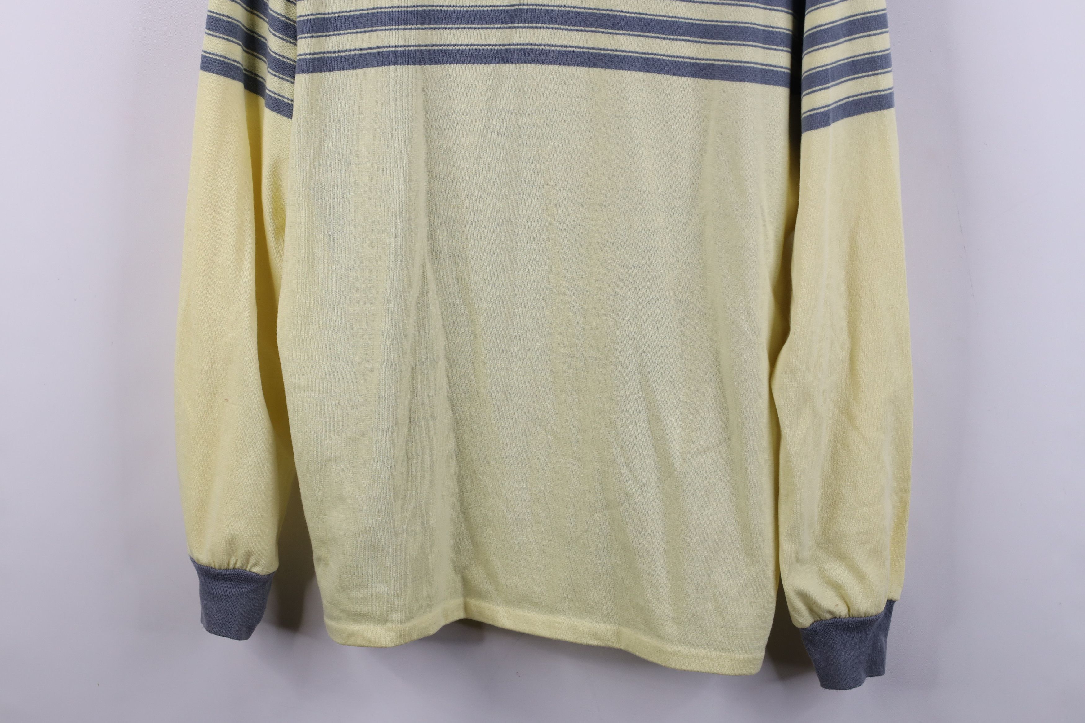 Vintage Vintage 70s Streetwear Striped Long Sleeve Rugby Polo USA Size US XL / EU 56 / 4 - 3 Thumbnail