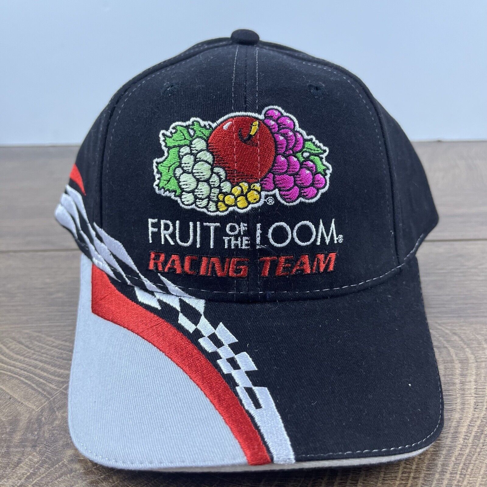 Other Fruit of the Loom Racing 55 Hat Black Hat Adjustable Hat Bla Size ONE SIZE - 3 Thumbnail