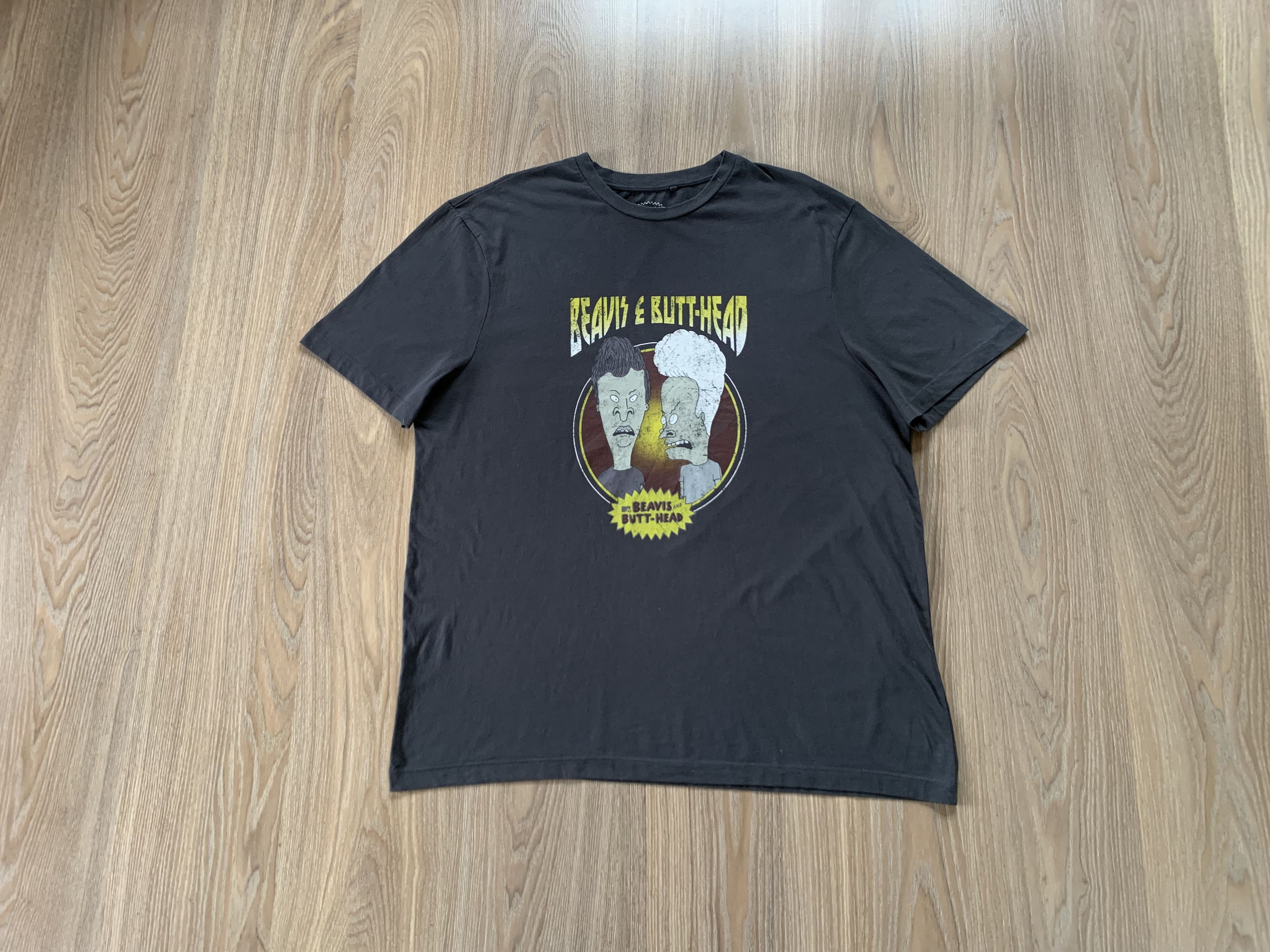 Cartoon Network × Mtv Beavis and Butt Head Printed T-Shirt Size US XXL / EU 58 / 5 - 1 Thumbnail