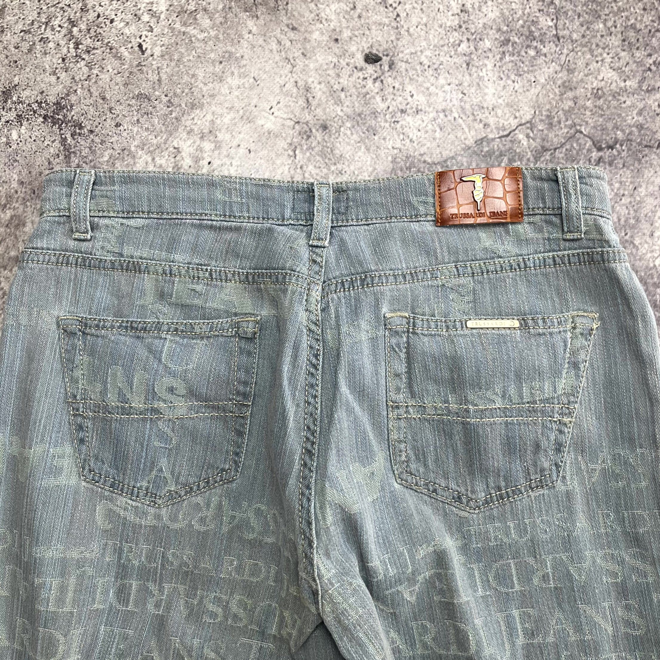Trussardi Y2K Trussardi Gray Bootcut Flare Jeans Size 31 UK 29 Size 31" - 9 Thumbnail