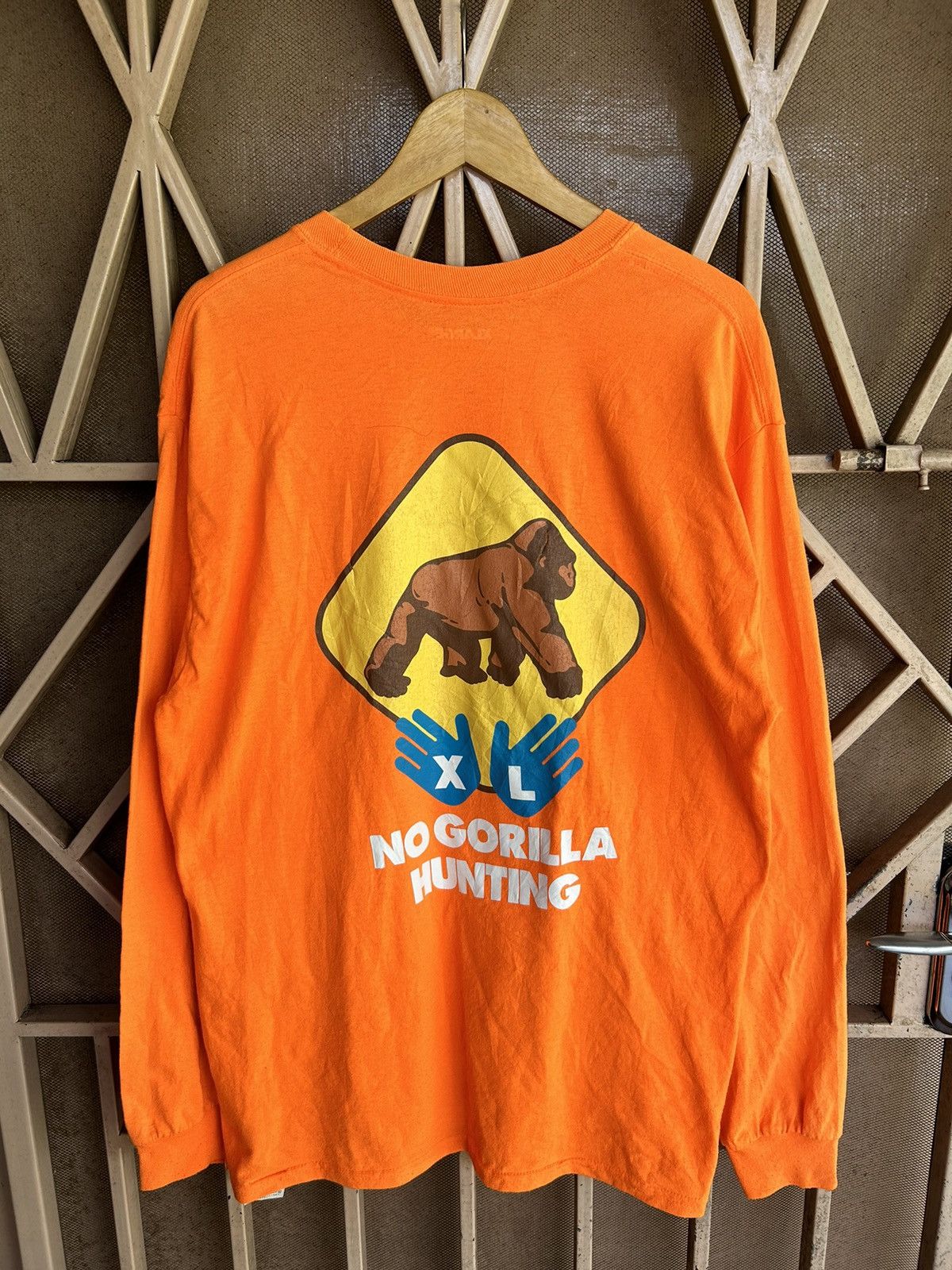 Hysteric Glamour × Japanese Brand × Xlarge 💸BINDINGOFFER💸Xlarge No Gorilla Longsleeve Sweatshirt Size US XL / EU 56 / 4 - 1 Thumbnail