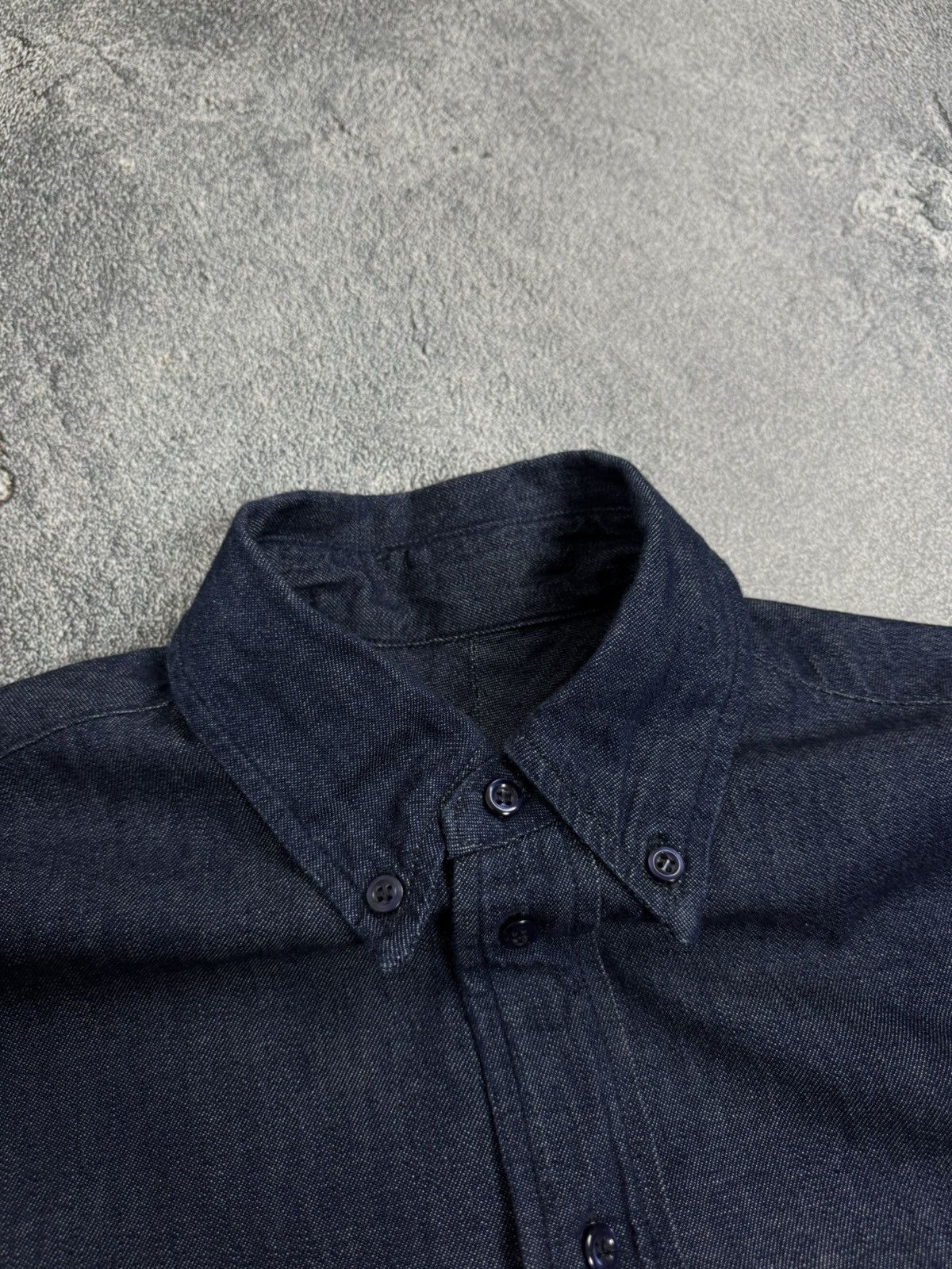 Acne Studios Acne Studios Long Sleeve Pocket Logo Oversize Shirt Size US M / EU 48-50 / 2 - 9 Thumbnail