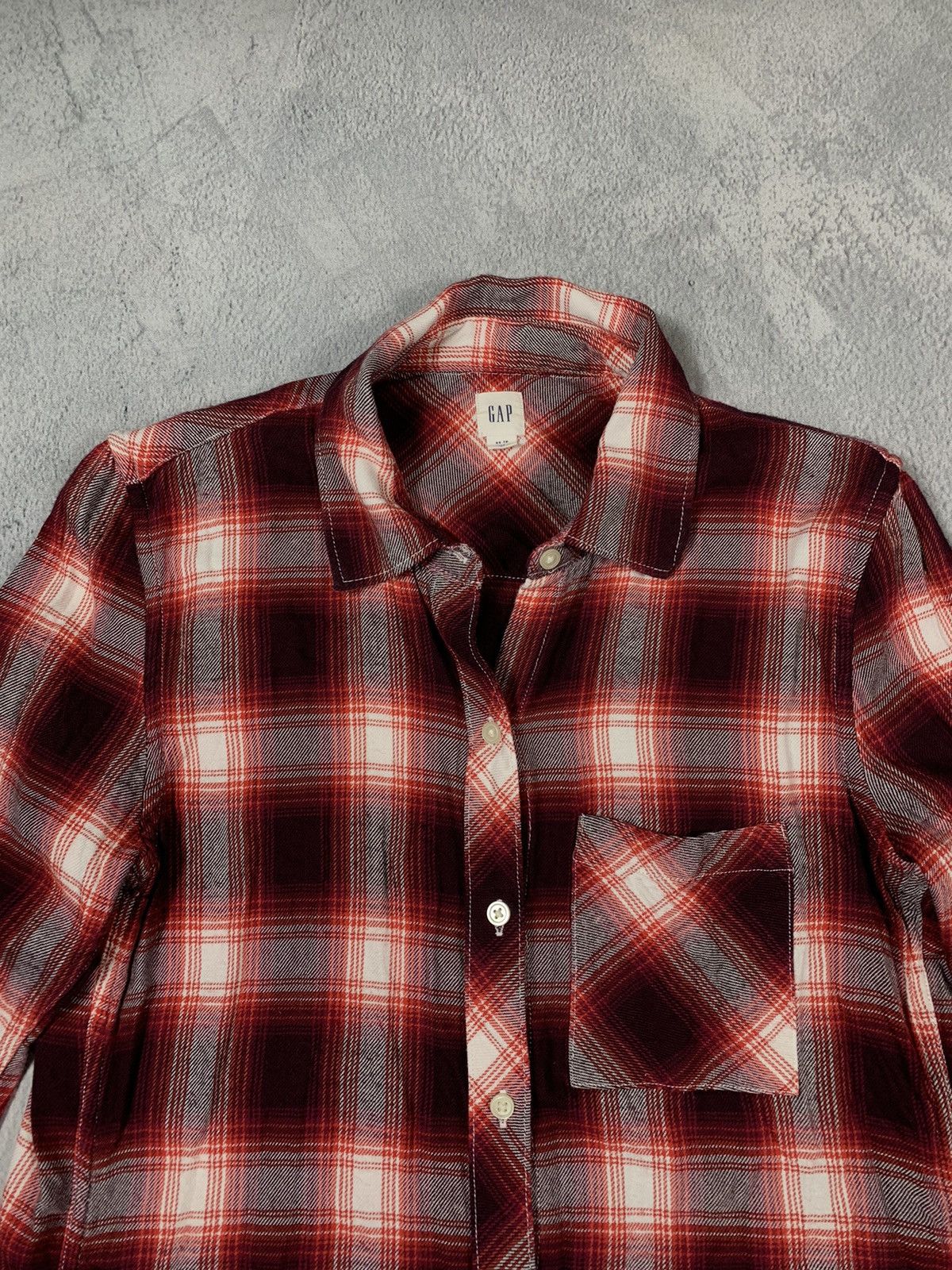 Gap × Vintage Vintage Y2K Gap check flannel button ups shirt size XS Size US XS / EU 42 / 0 - 4 Thumbnail