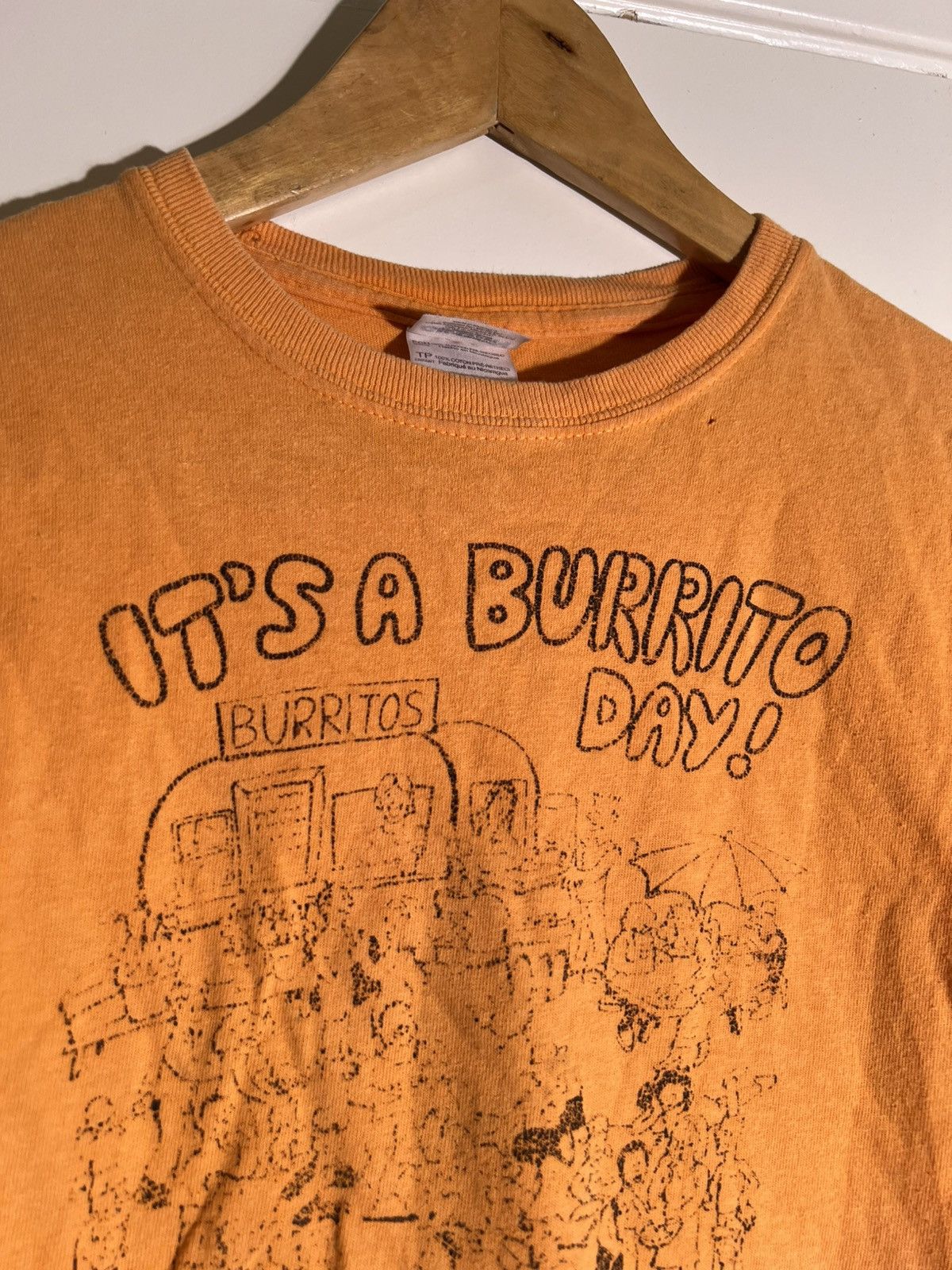 Vintage 2000’s Y2K VTG Vintage Burrito Day Retro Streetwear T Shirt Size XXS / US 00 / IT 34 - 5 Thumbnail