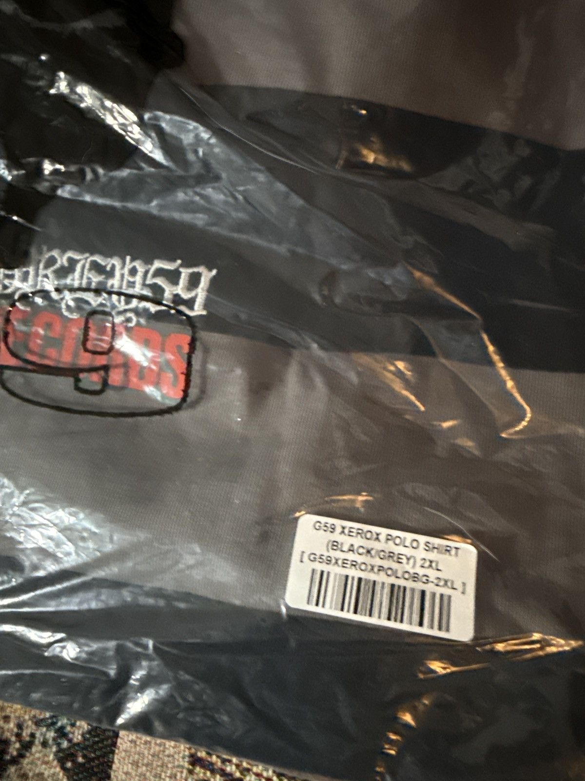 G59 Records G59 xerox polo shirt (black/grey) XXL Size US XXL / EU 58 / 5 - 2 Thumbnail