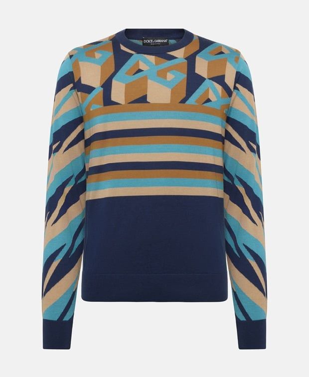 Dolce & Gabbana Wool-silk blend pullover Size US L / EU 52-54 / 3 - 1 Thumbnail