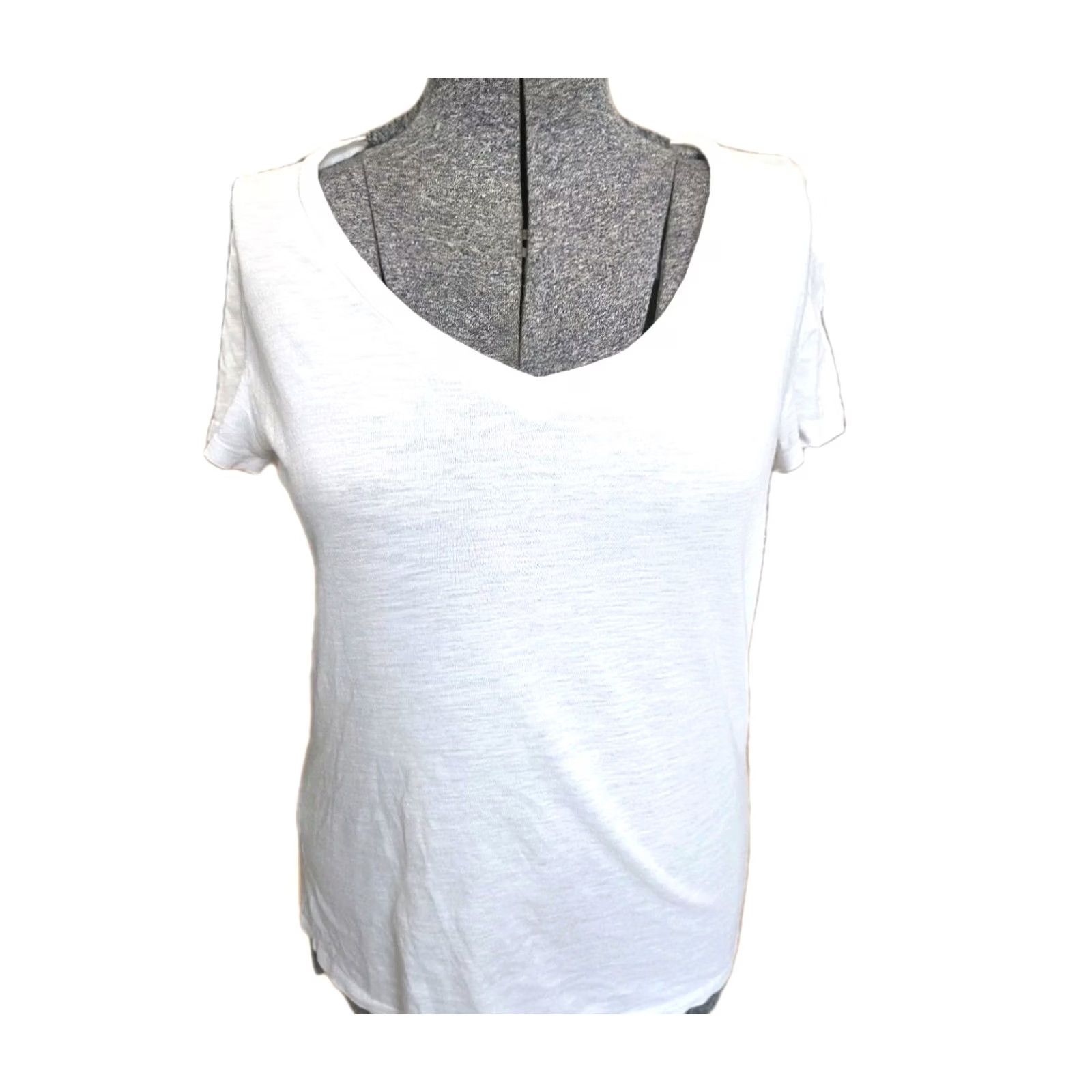 Vintage VINTAGE Universal Thread Light White Short Sleeve Tee Women S White Cotton Graphic Design University Theme Size 28" / US 6 / IT 42 - 2 Thumbnail