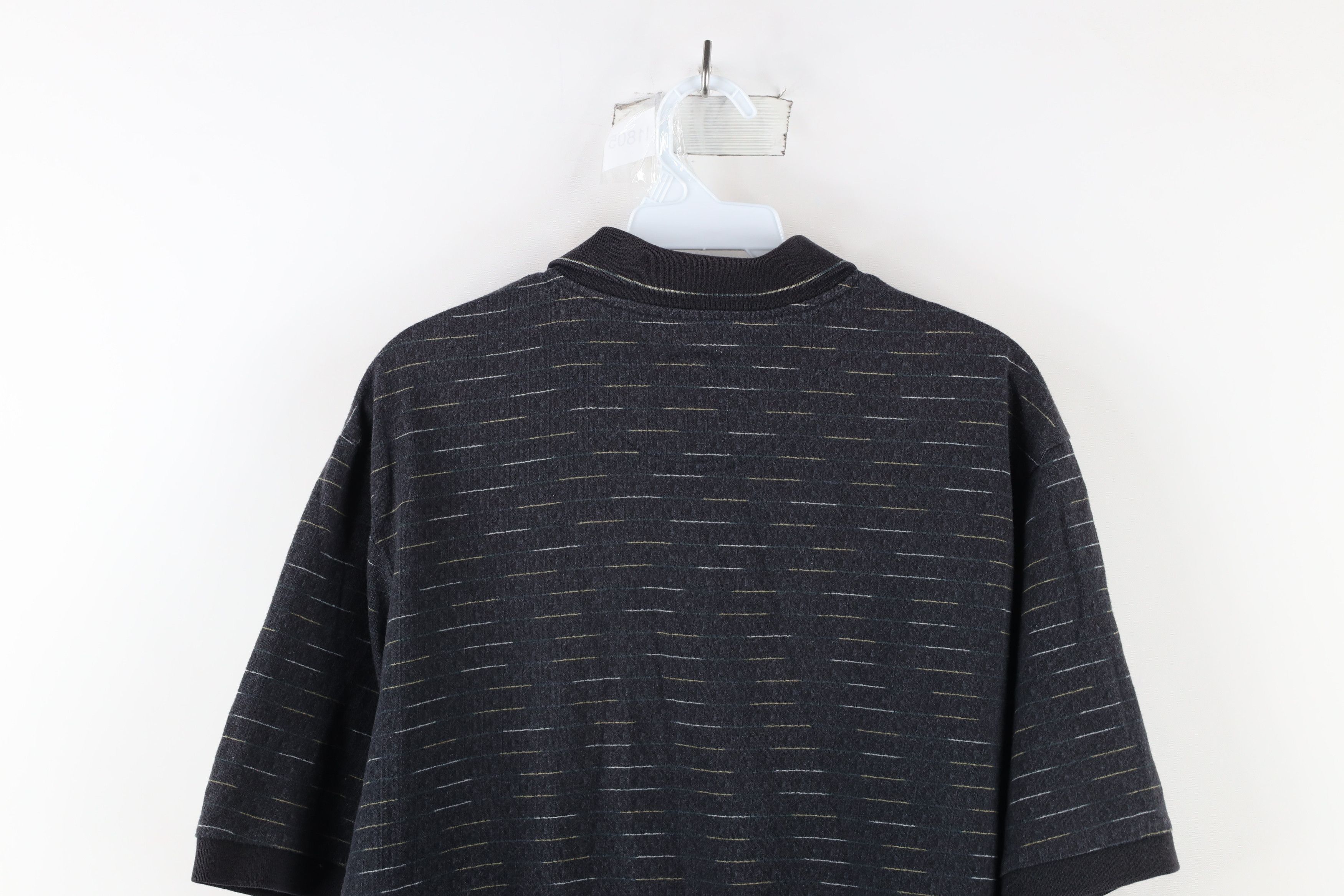 Vintage Vintage 90s Streetwear Rainbow Geometric Pullover Polo Shirt Size US M / EU 48-50 / 2 - 8 Thumbnail