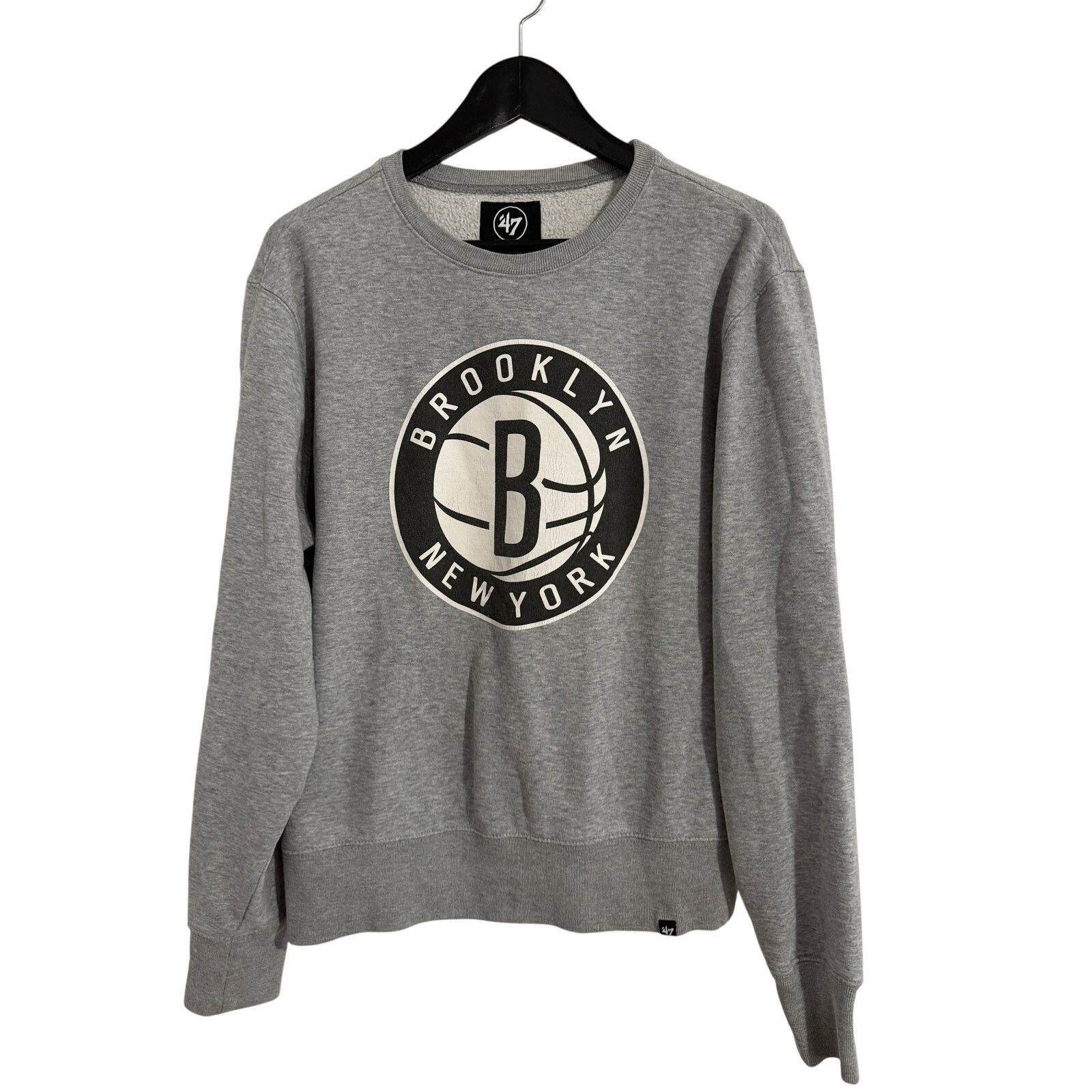 47 Brand Brooklyn Nets NBA Basketball Crewneck Sweatshirt Size Medium Size US M / EU 48-50 / 2 - 1 Thumbnail