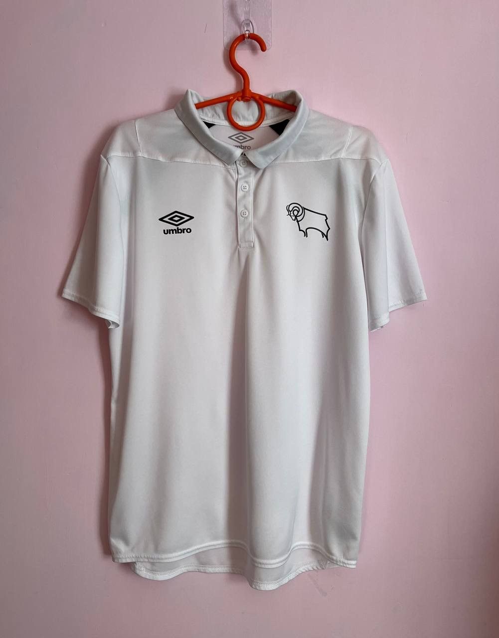Umbro × Vintage Derby Country FC White Polo Shirt Jersey Umbro The Rams Size US L / EU 52-54 / 3 - 1 Thumbnail