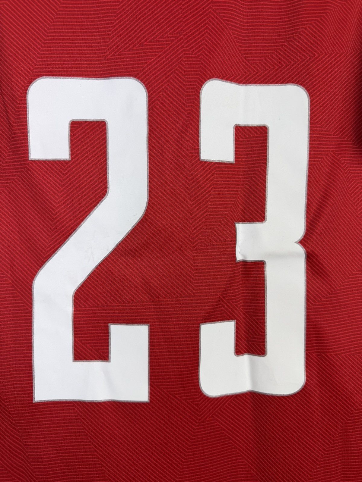 Hummel Hummel Denmark 2022/2023 Højbjerg #23 Soccer Jersey Size US L / EU 52-54 / 3 - 6 Thumbnail