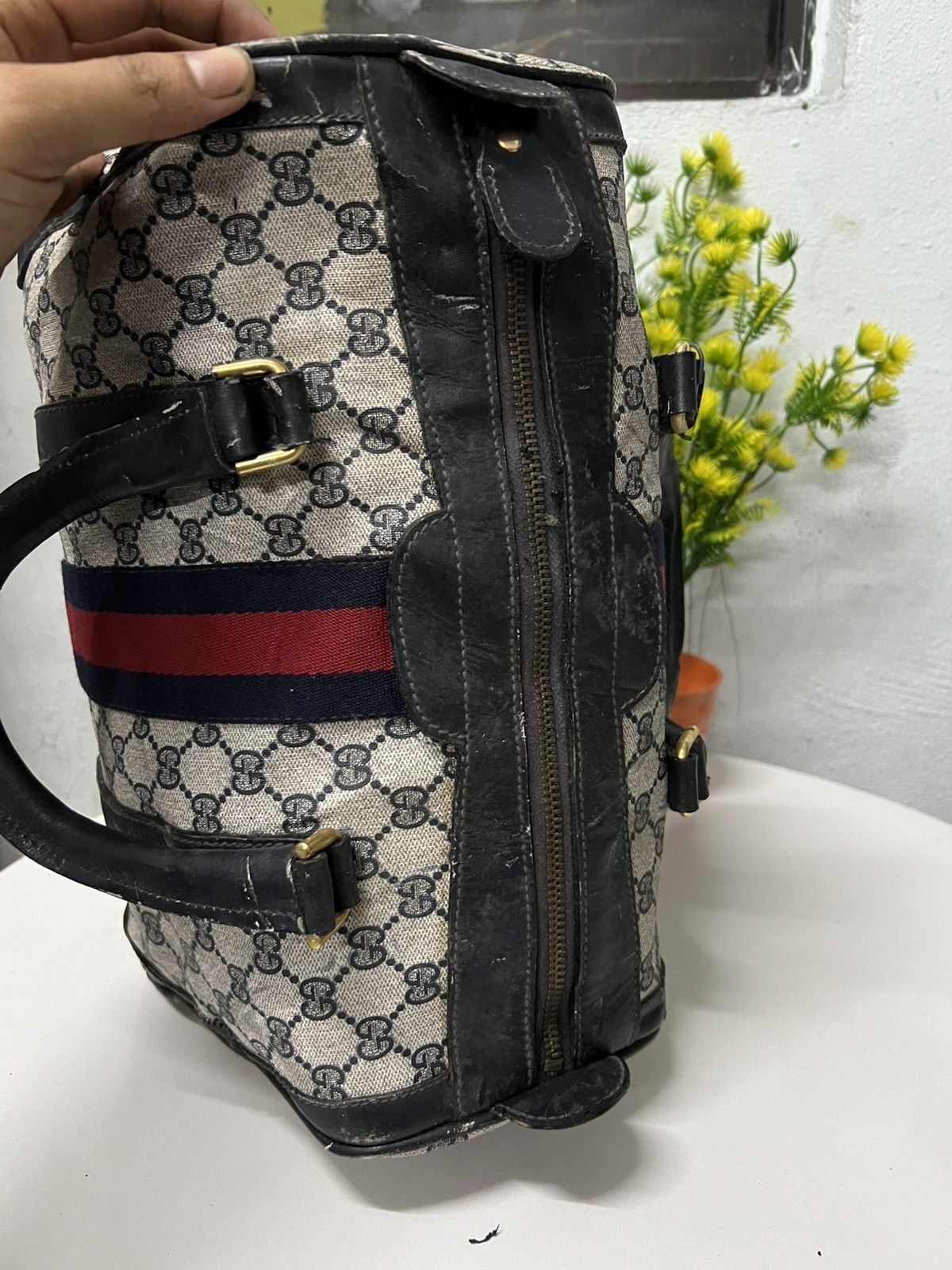 Gucci × Vintage Vintage Gucci Boston Spedy Bag Size ONE SIZE - 6 Thumbnail