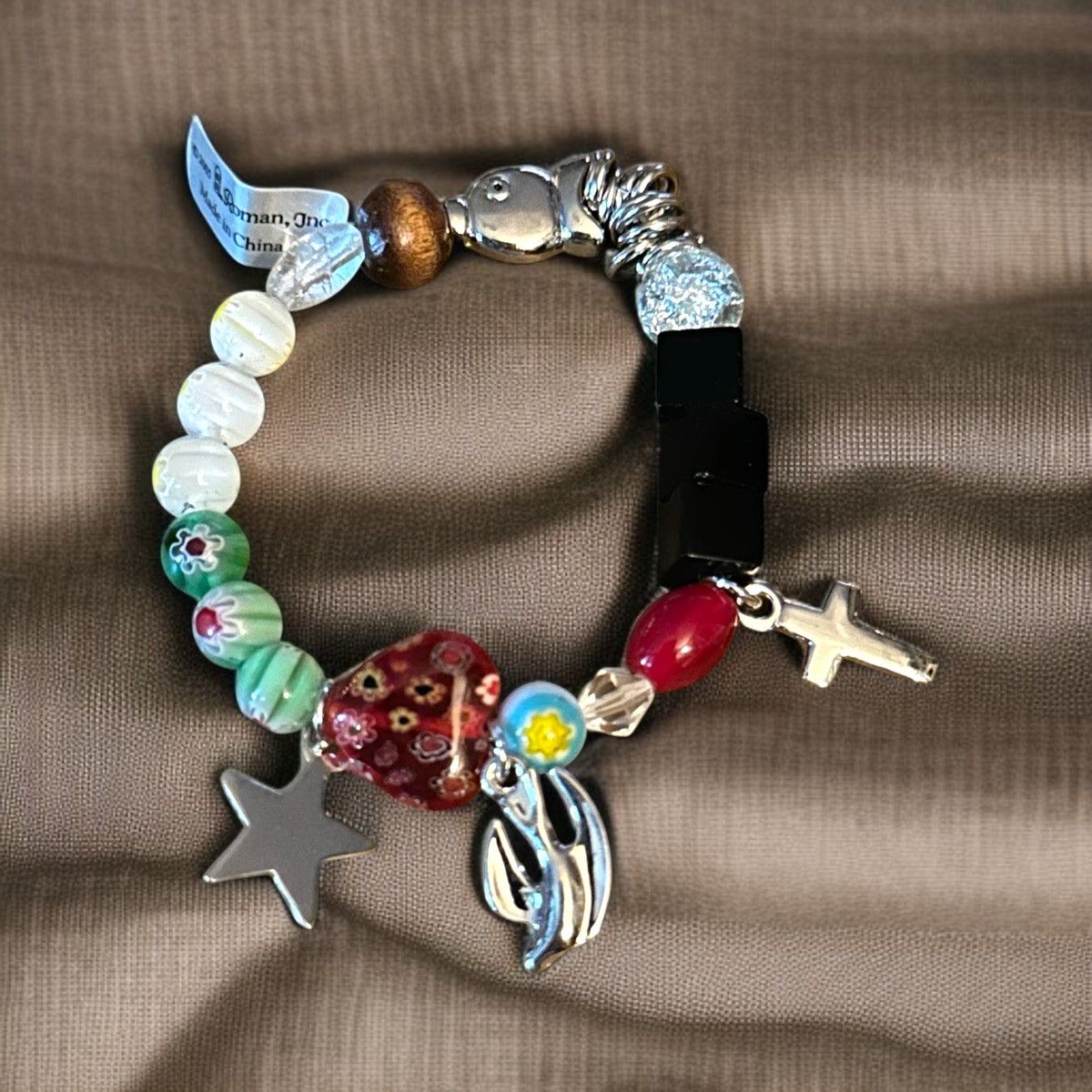 Other The Life of Jesus Christ beaded stretch bracelet Size ONE SIZE - 1 Thumbnail