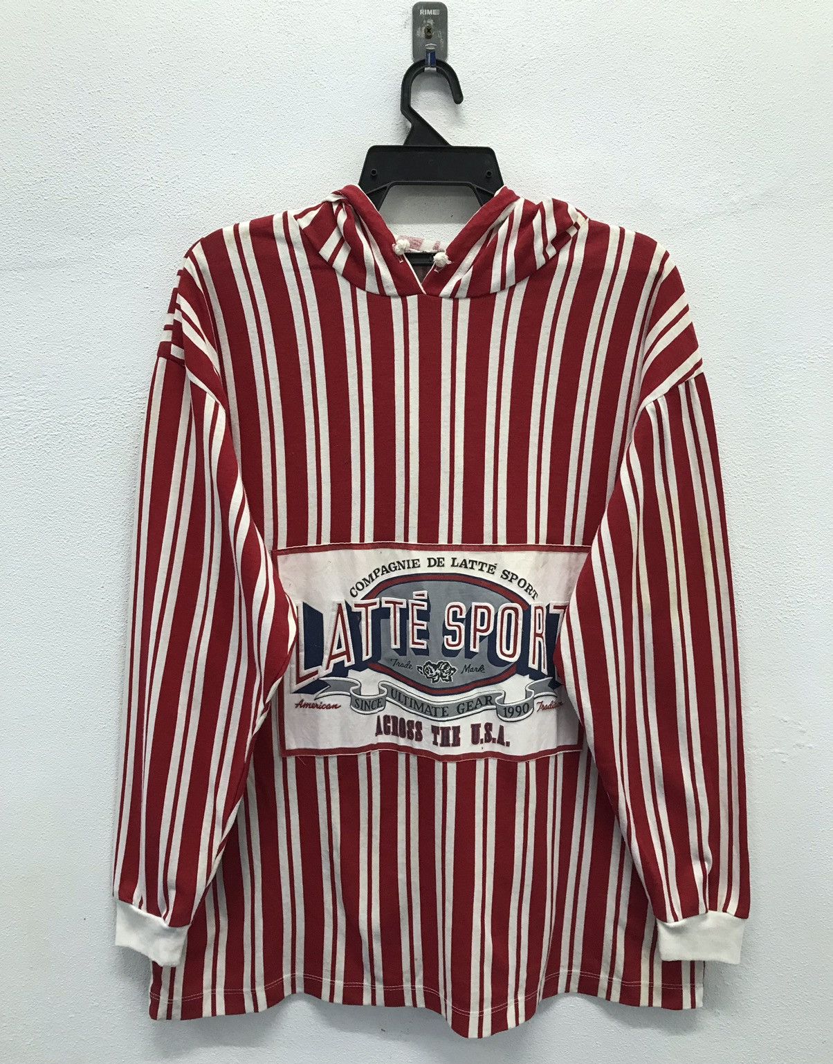 Vintage Vintage Latte Sport Made In Usa HOODIE Size US L / EU 52-54 / 3 - 1 Thumbnail