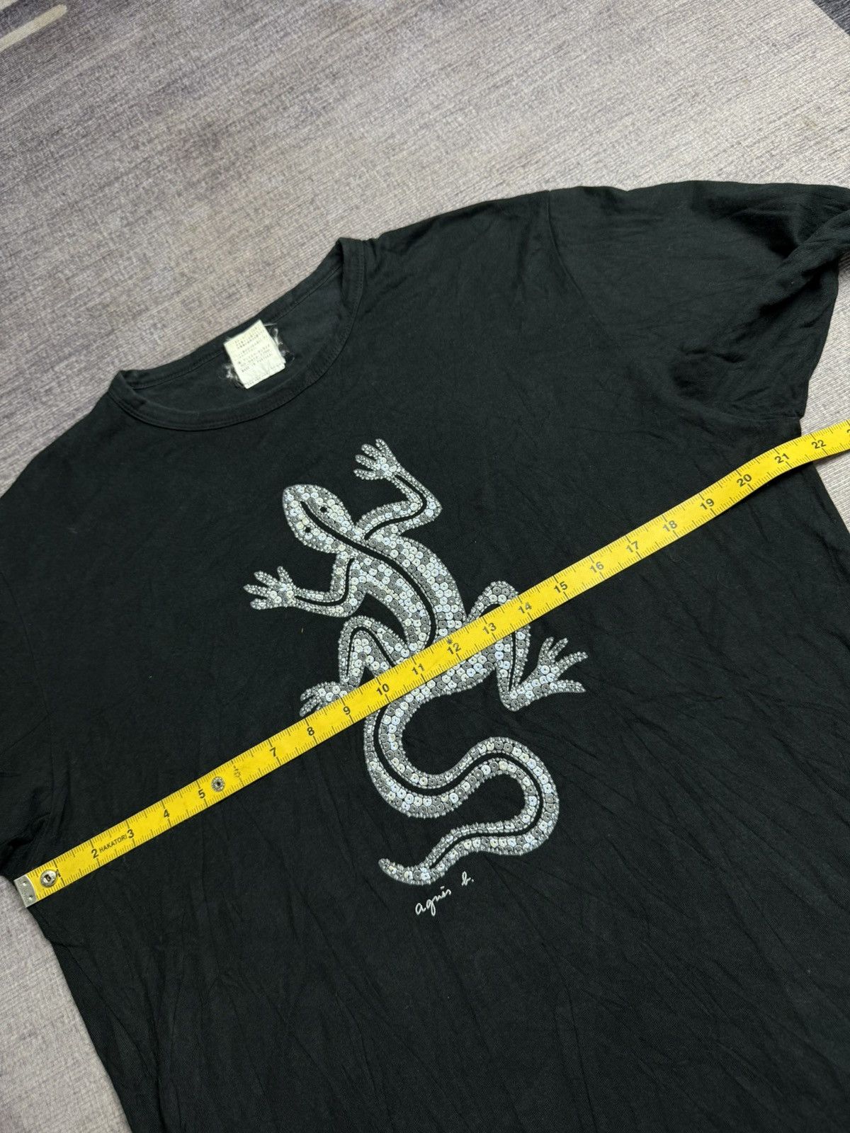 agnes b. AGNES.B LIZARD BIG LOGO LONG SLEEVE Size US XL / EU 56 / 4 - 7 Thumbnail